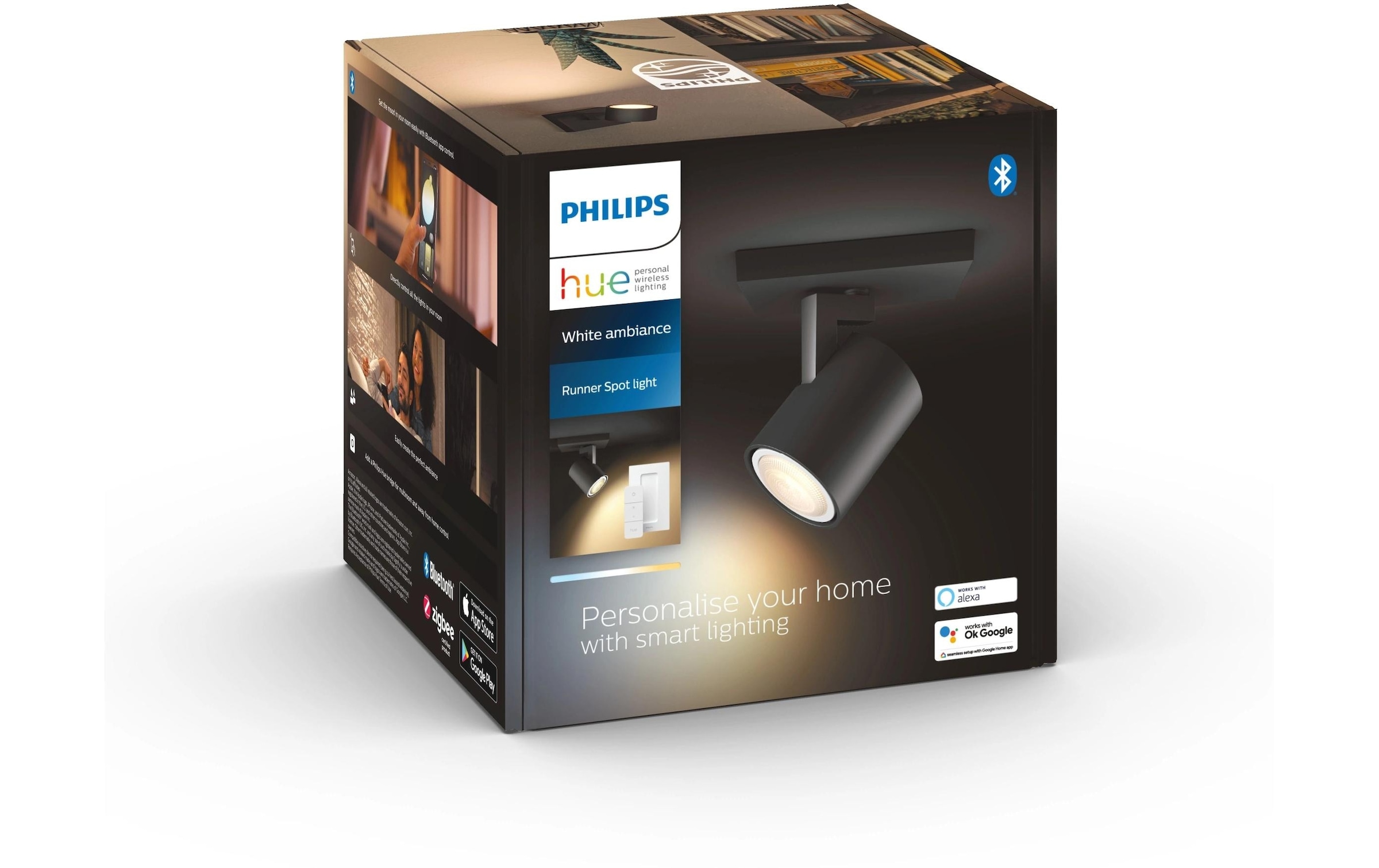 Philips Hue LED Deckenleuchte »Runner inkl. Dimmschalter«, Leuchtmittel GU10 | LED wechselbar