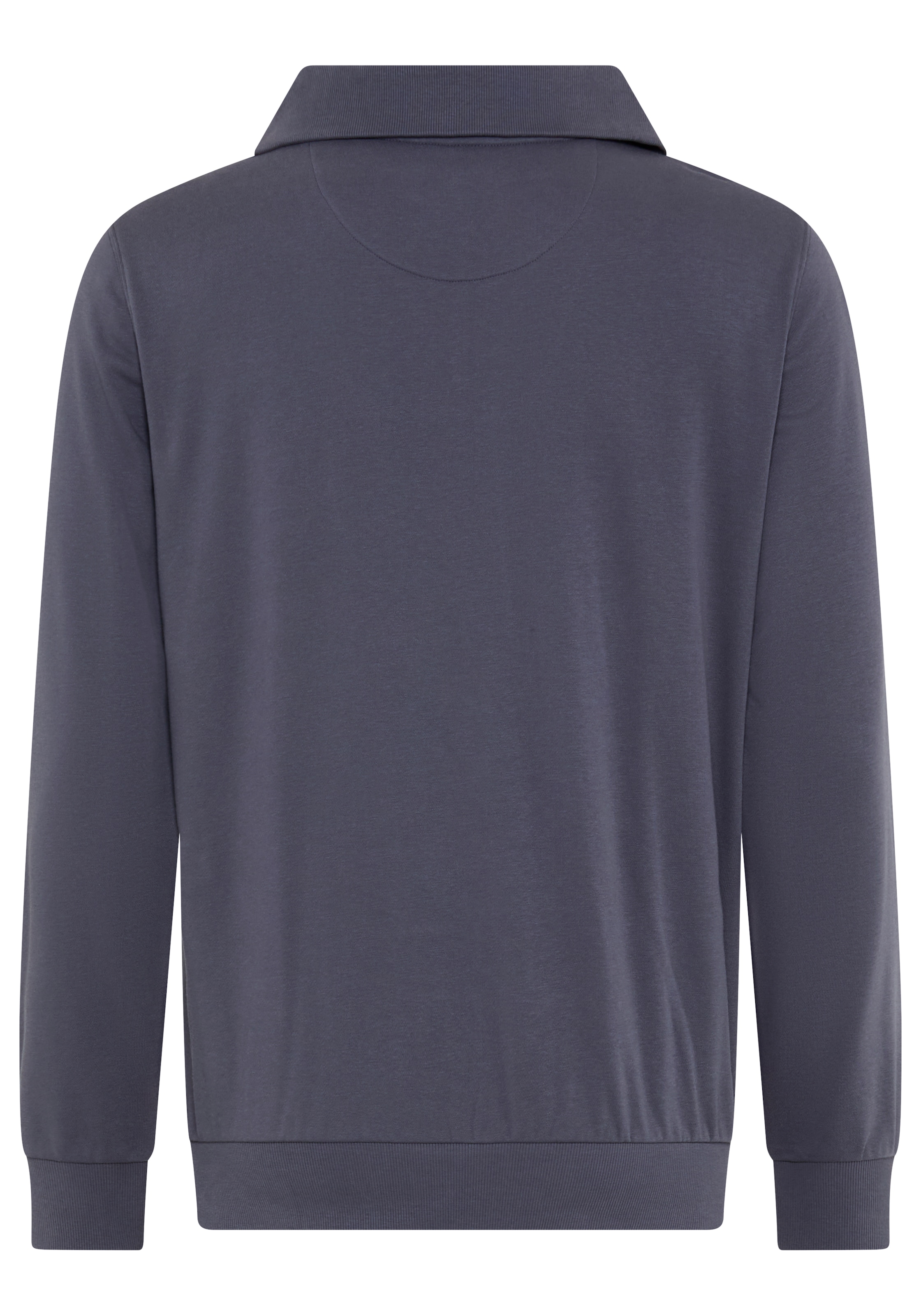 Man's World Sweat-shirt , tendance : pull à col montant avec touche maritime – décontracté, simple, polyvalent
