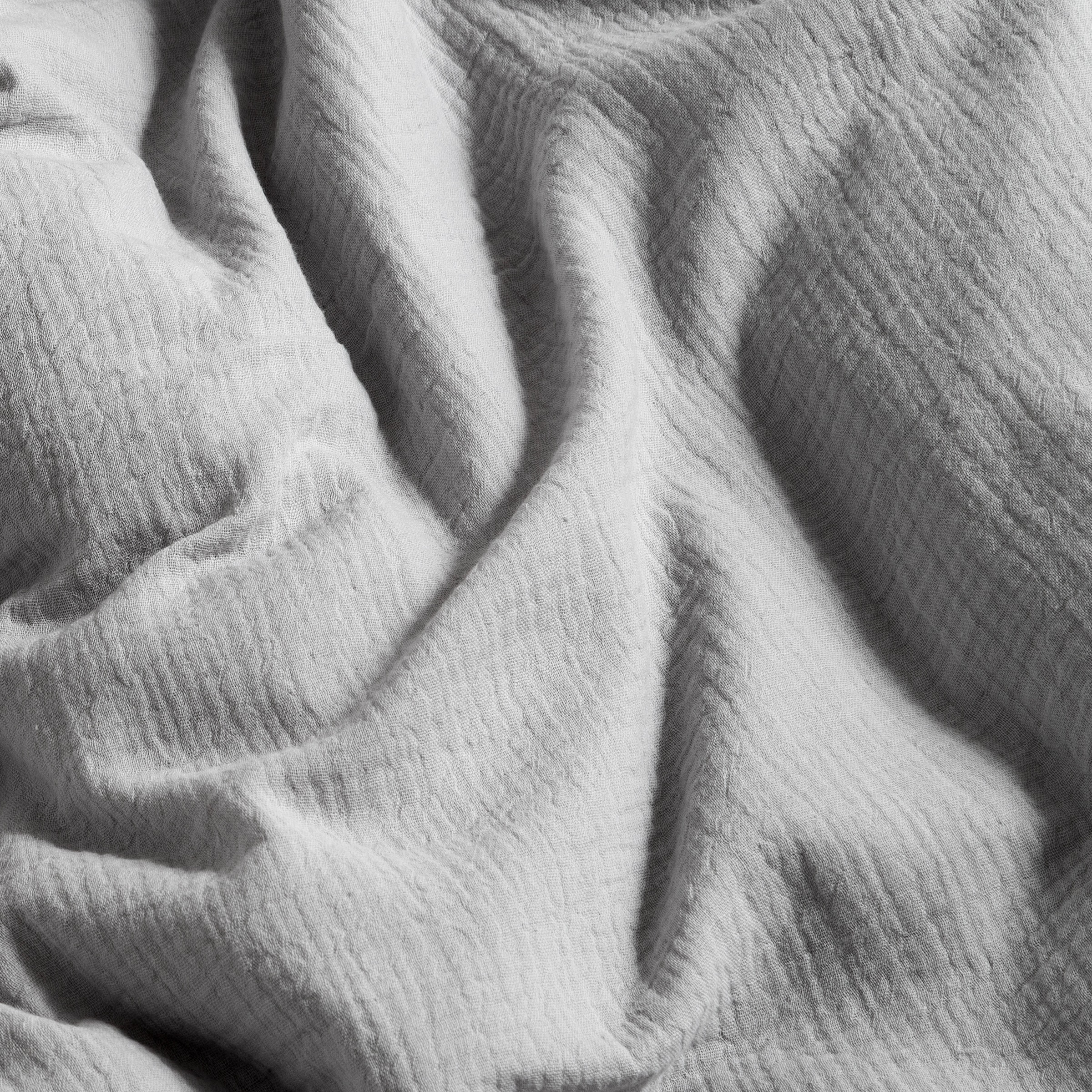 Wolkenfeld Bettwäsche »Wolkenfeld Premium Musselin mit Reissverschluss« 2 tlg. aus 100% Baumwolle – Atmungsaktiv & Weich – inkl. Kissenbezug 80x80