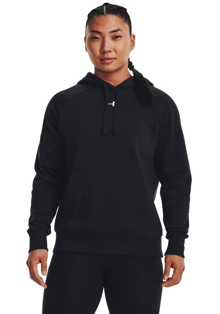Image of Under Armour Kapuzensweatshirt "RIVAL", aus Baumwolle, sportlicher Stil, mit elastischem Bündchenabschluss
