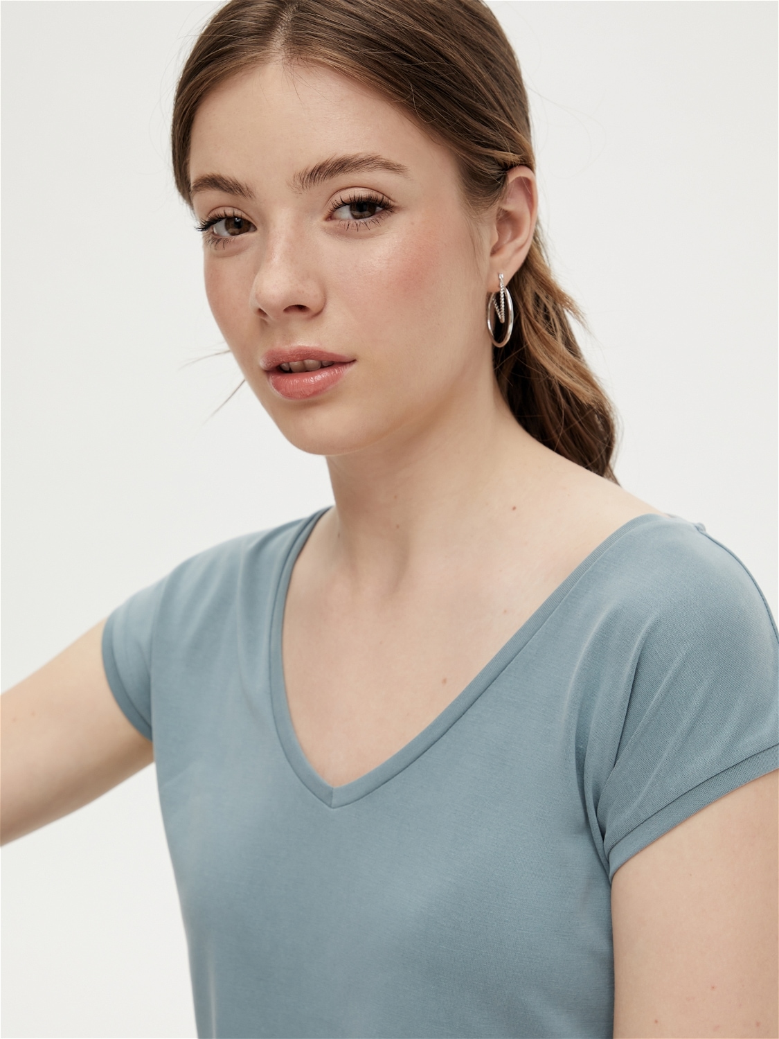 pieces Kurzarmshirt »PCKAMALA TEE NOOS BC«