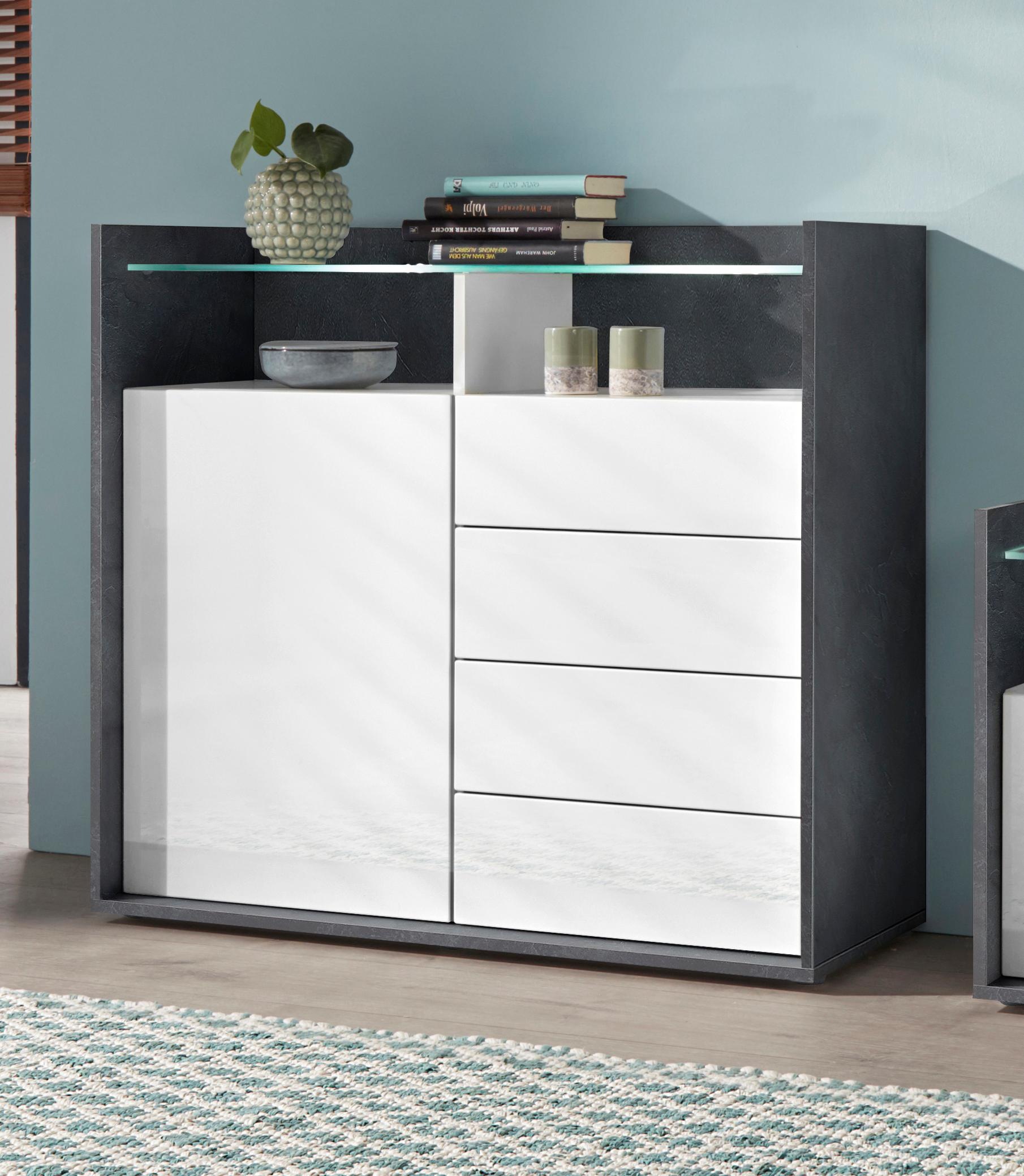 Image of borchardt Möbel Highboard »Livorno«, Breite 96 cm bei Ackermann Versand Schweiz