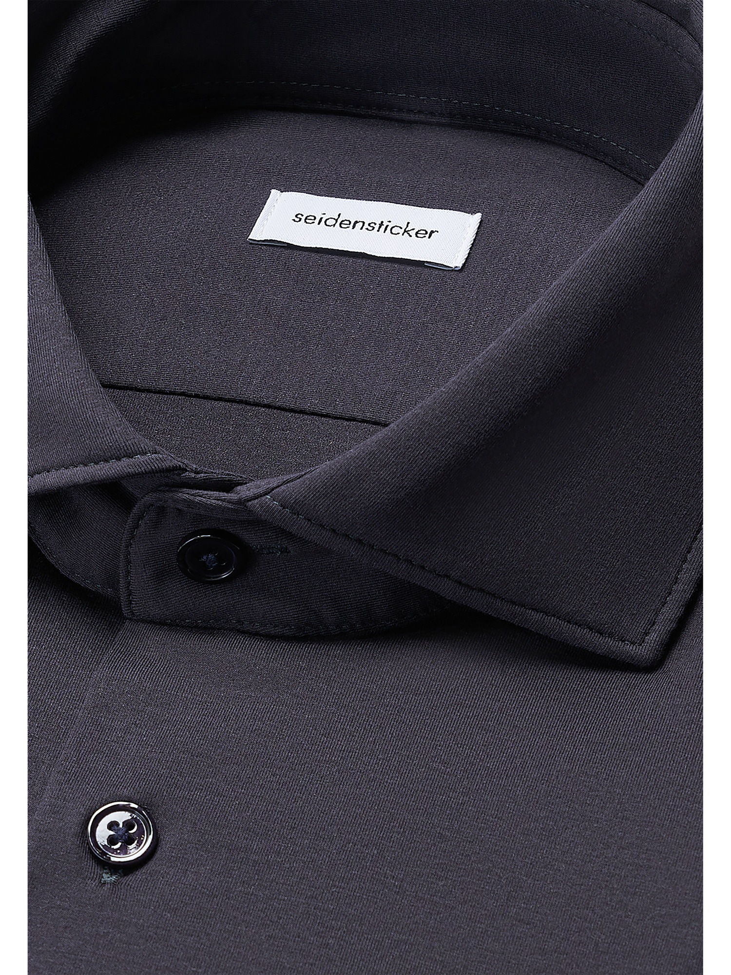 seidensticker Businesshemd »Schwarze Rose« Shaped 1/1 Kentkragen Uni