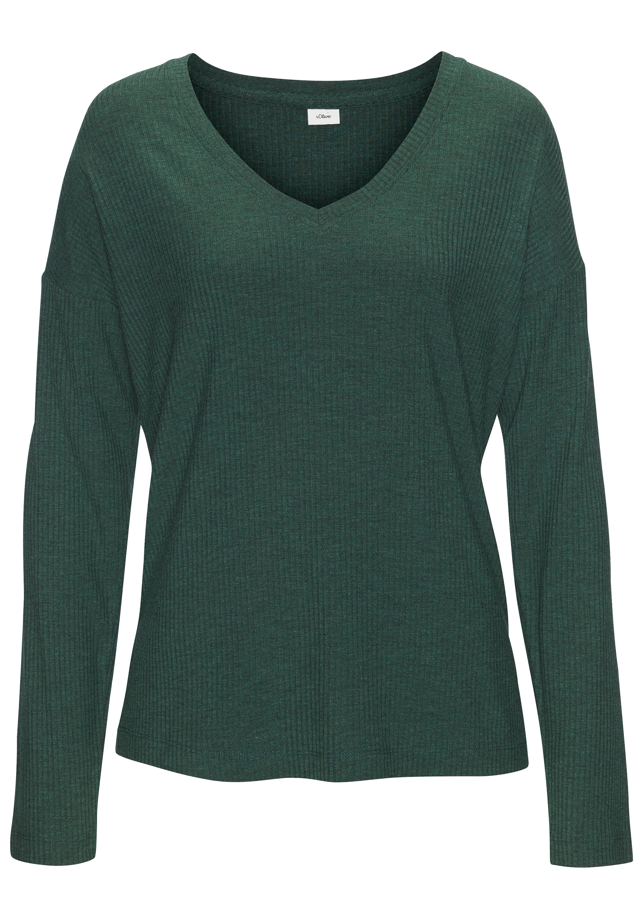 s.Oliver Longsleeve Aus weicher Rippqualität