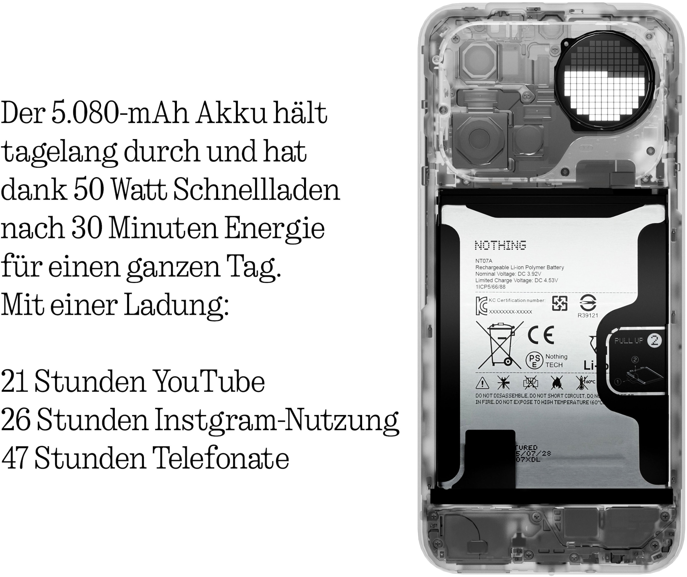 NOTHING Smartphone »Phone (4a) Pro« Black