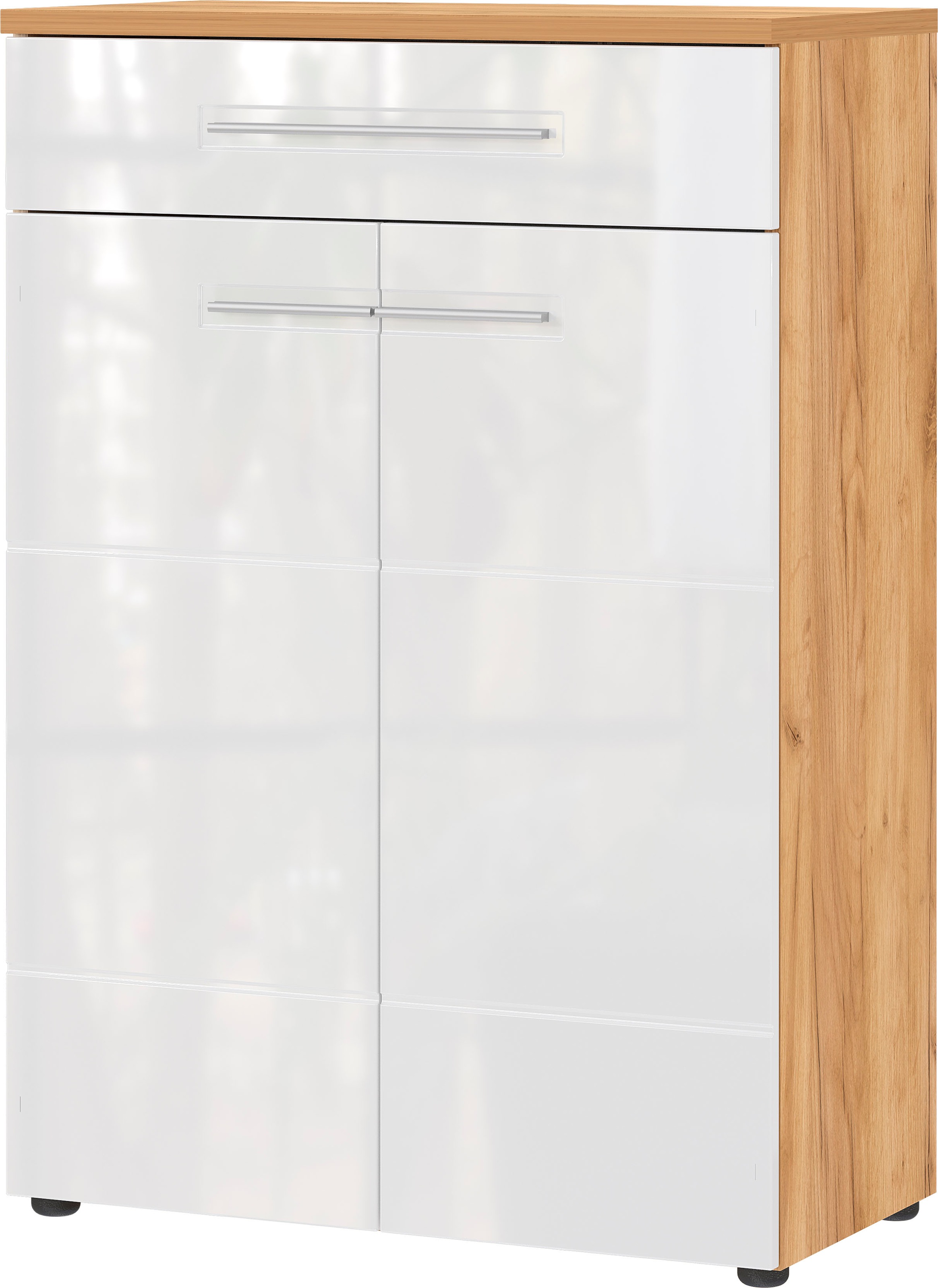 Image of GERMANIA Schuhschrank "Aledo" mit Platz für bis zu 15 Paar Schuhe, Fronten in Hochglanz