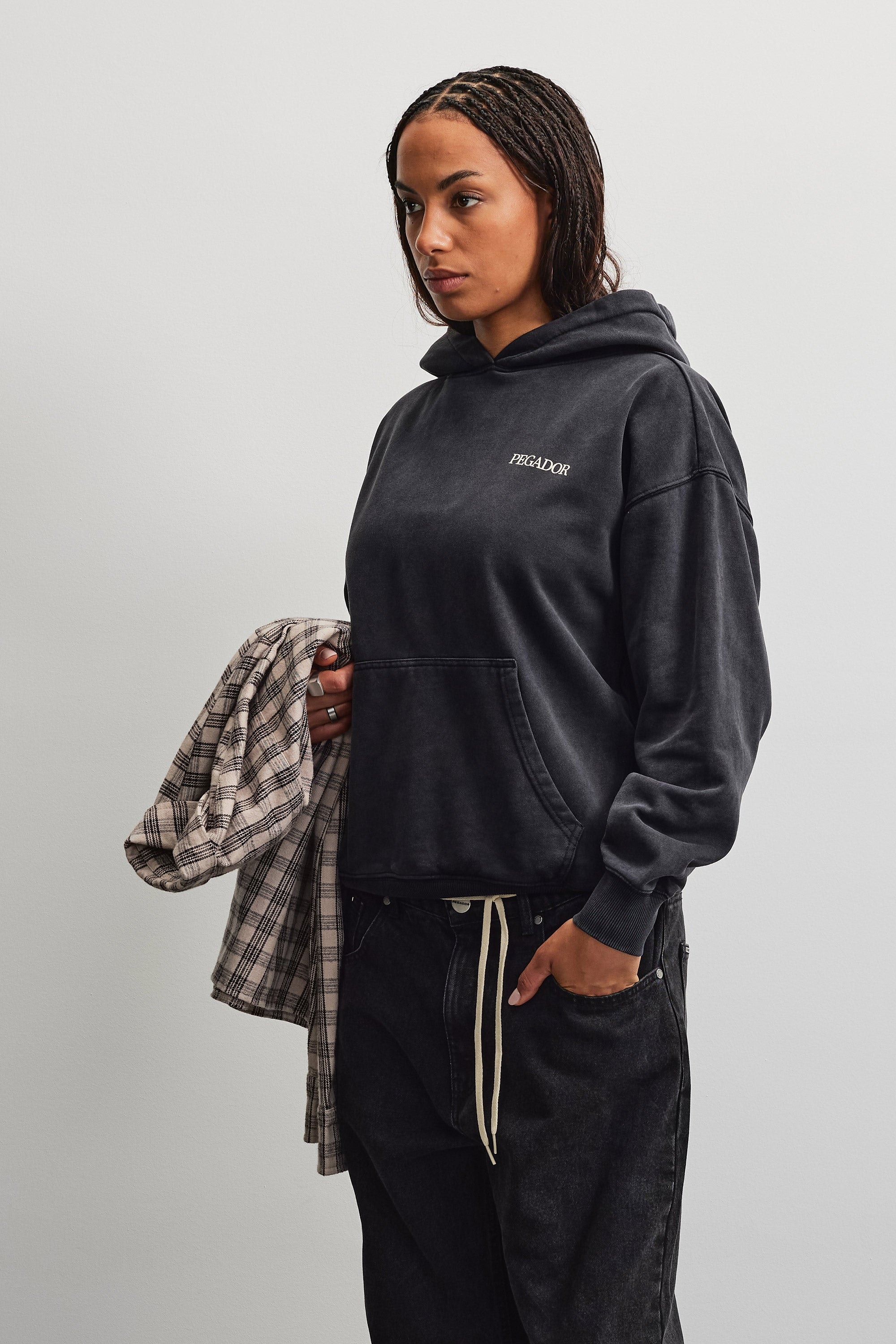 PEGADOR Sweat à capuche »ASTI OVERSIZED HOODIE«, mélange de coton, oversize
