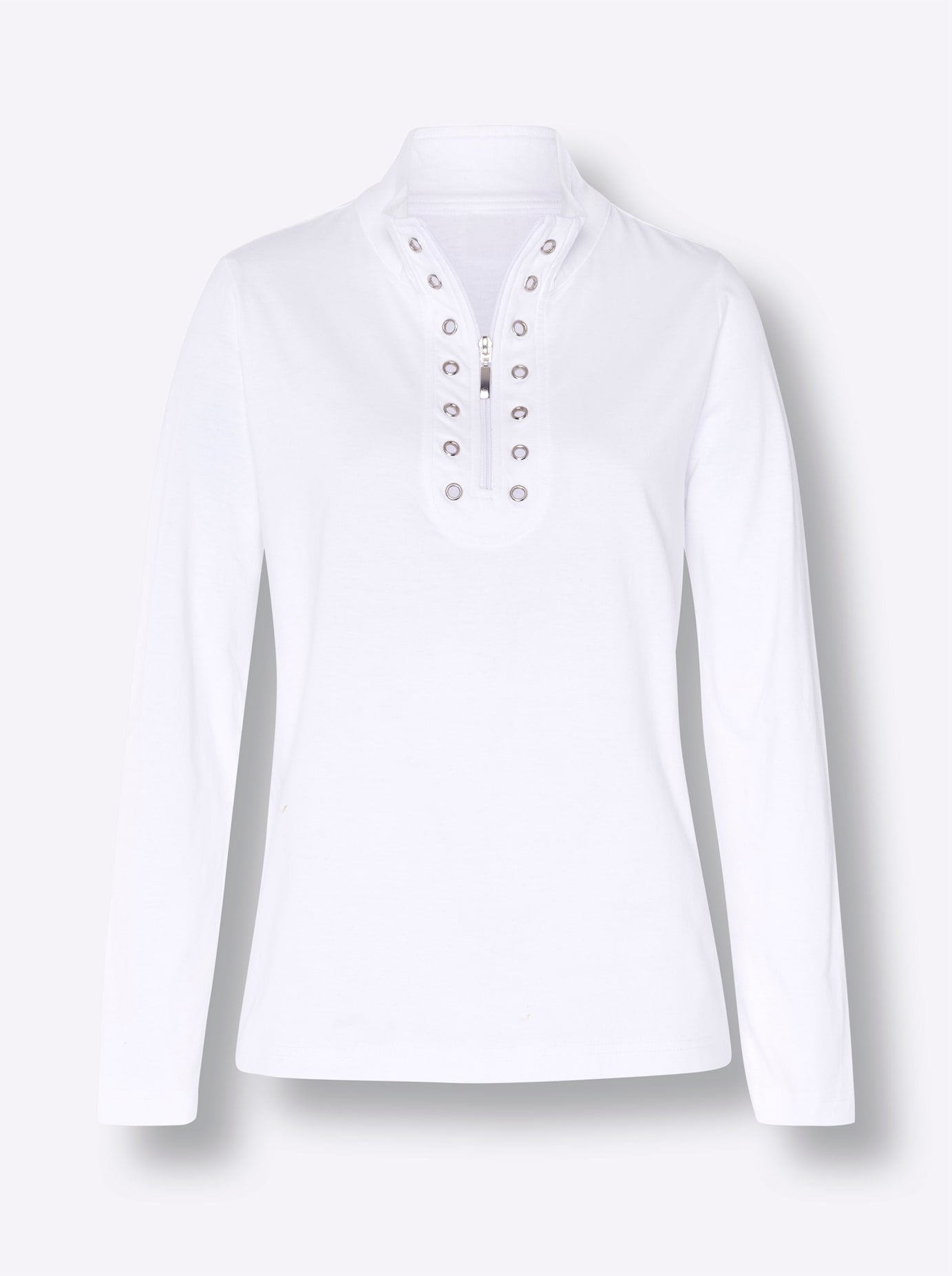 Classic Basics Stehkragenshirt »Langarm-Shirt«, (1 tlg.)
