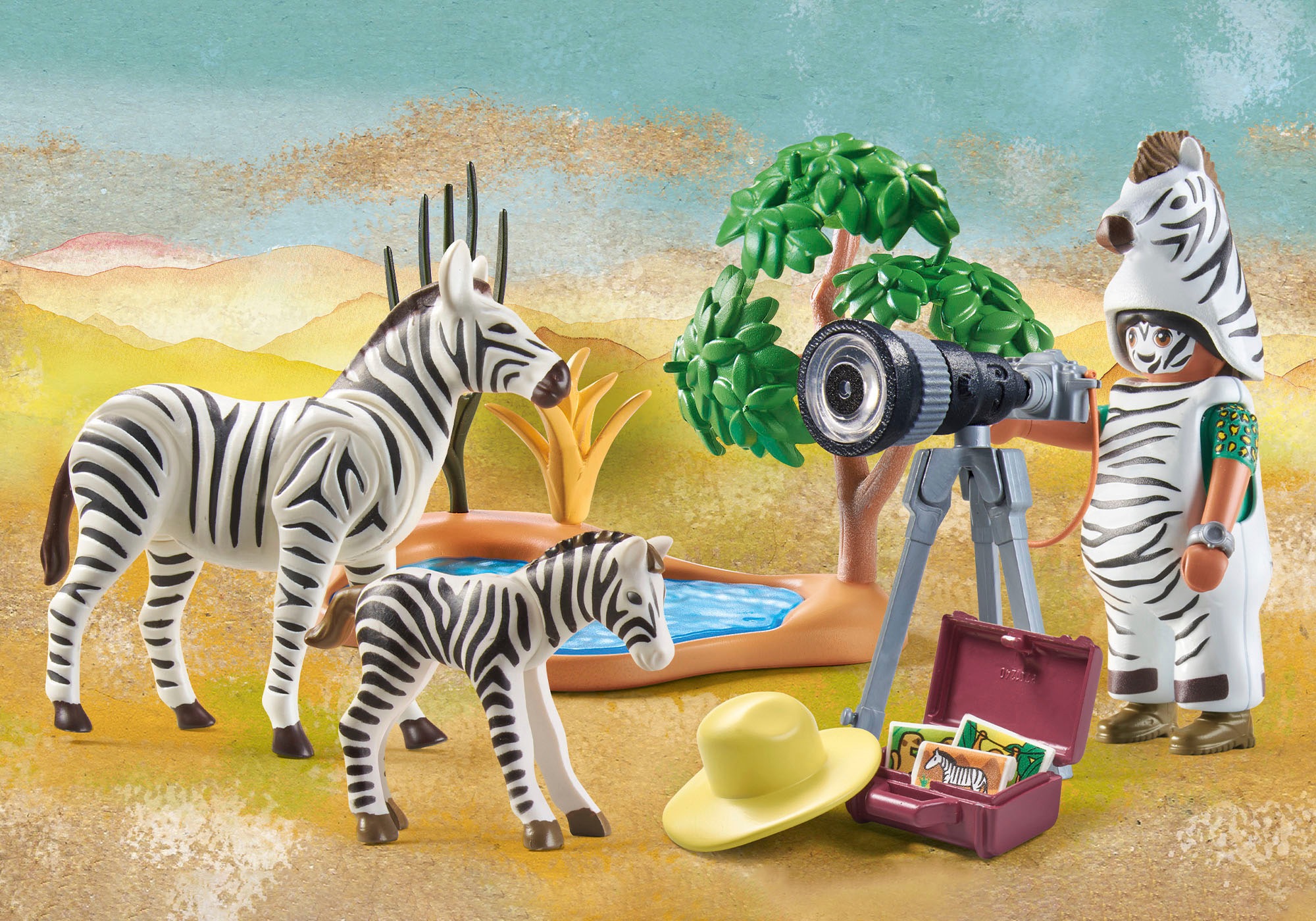 Playmobil® Konstruktions-Spielset »Unterwegs mit der Tierfotografin (71295), Wiltopia«, (36 St.), teilweise aus recyceltem Material; Made in Europe