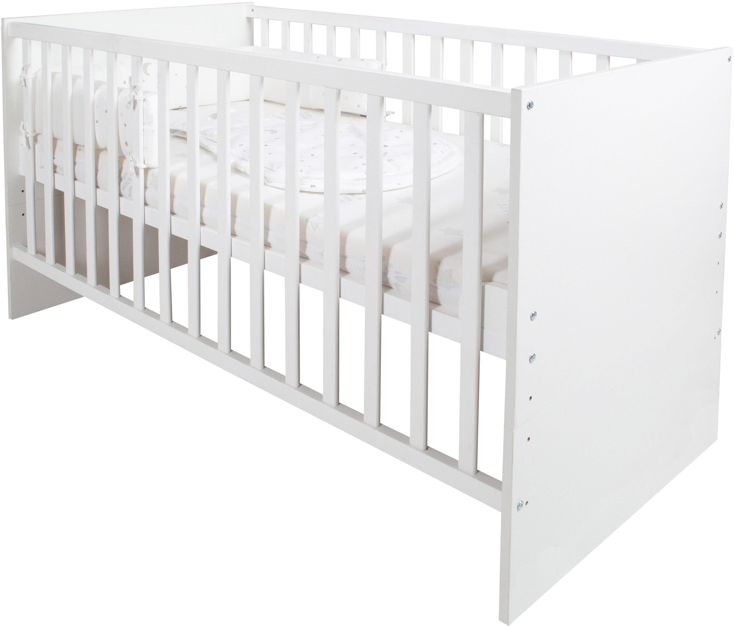 Image of roba® Babybett »safe asleep® Sternenzauber«, (4 tlg.), inkl. Matratze, Nestchen und Schlafsack bei Ackermann Versand Schweiz