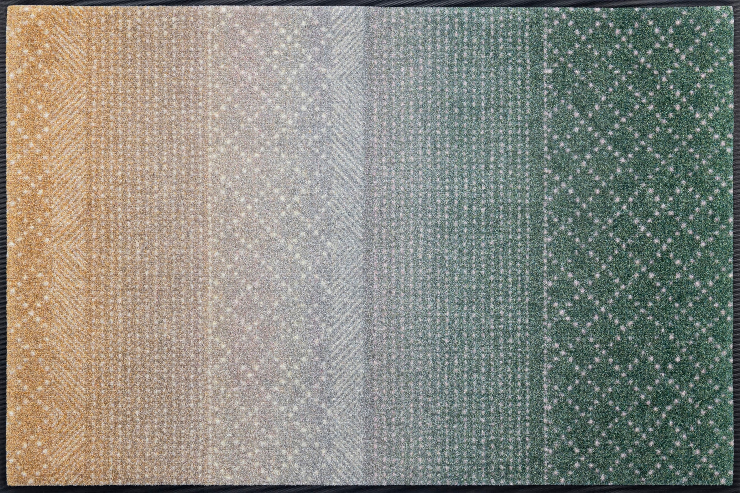 Image of wash+dry by Kleen-Tex Teppich "Green Desert" rechteckig 7 mm Höhe