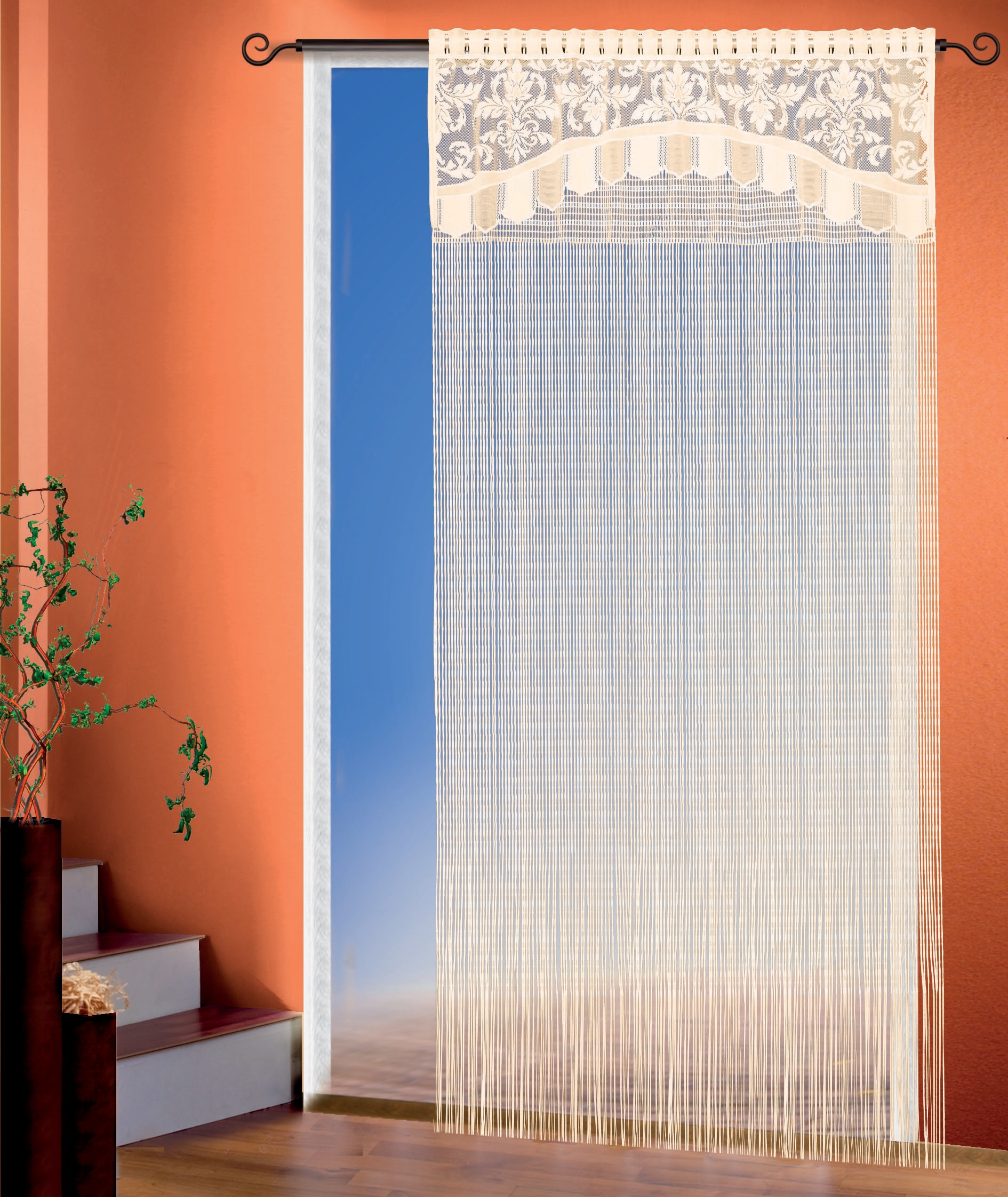 Image of WILLKOMMEN ZUHAUSE by ALBANI GROUP Vorhang »Adele«, (1 St.), Fransenstore bei Ackermann Versand Schweiz