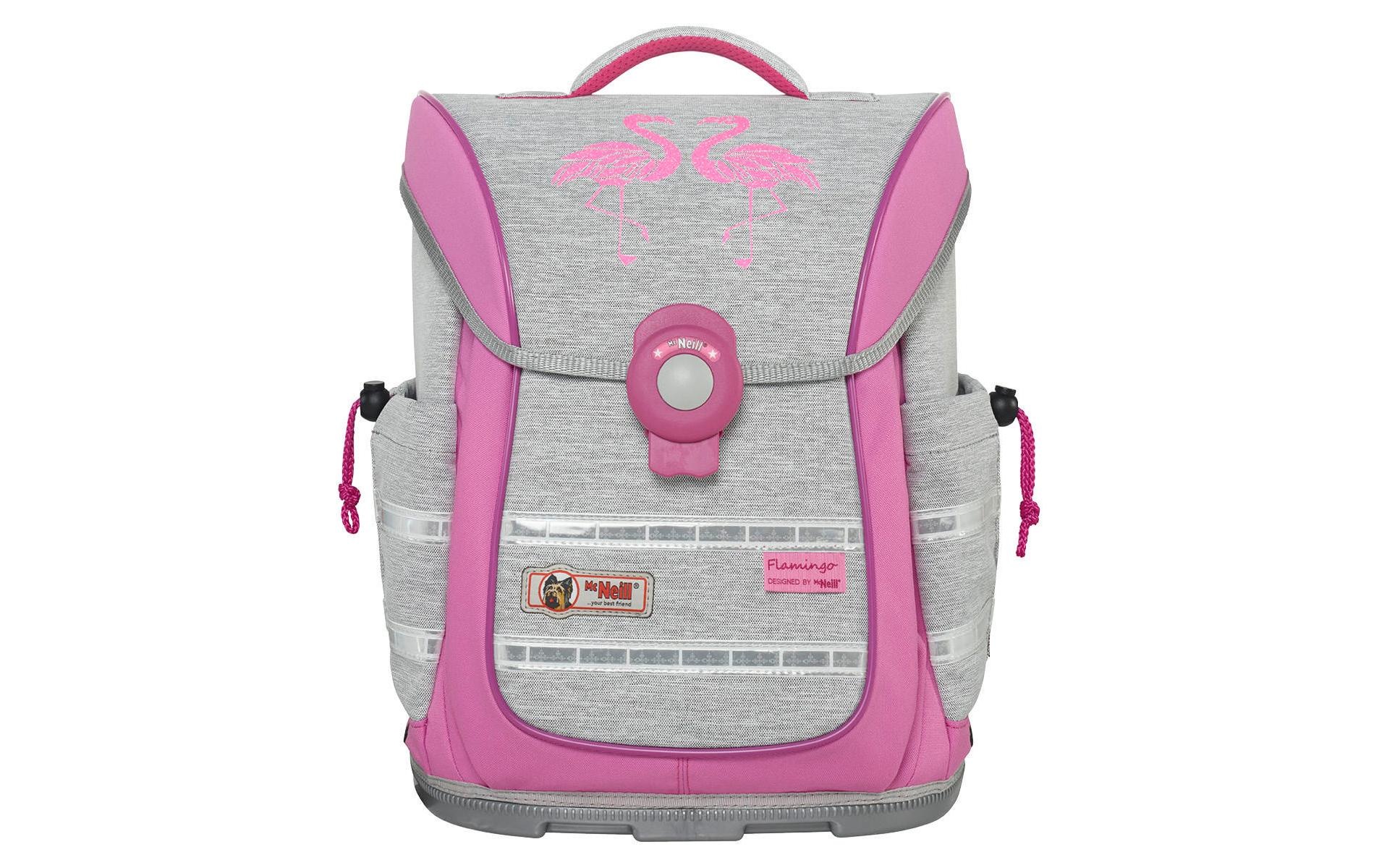 McNeill Schulrucksack »Ergo Light Pure Flamingo, 5-teilig«