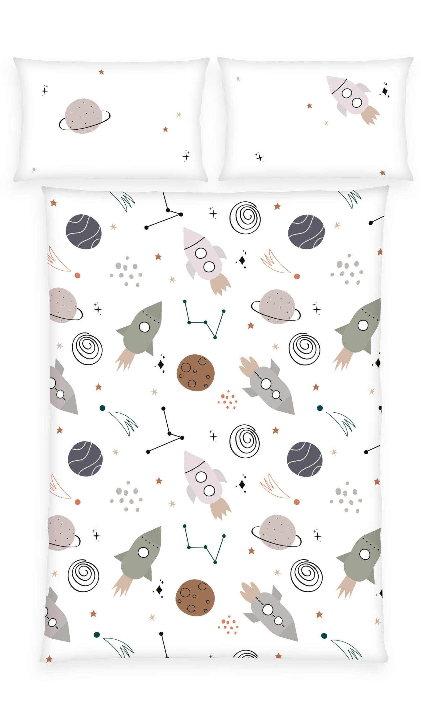 Baby Best Babybettwäsche »BabyBest Weltall« 2 Stk.
