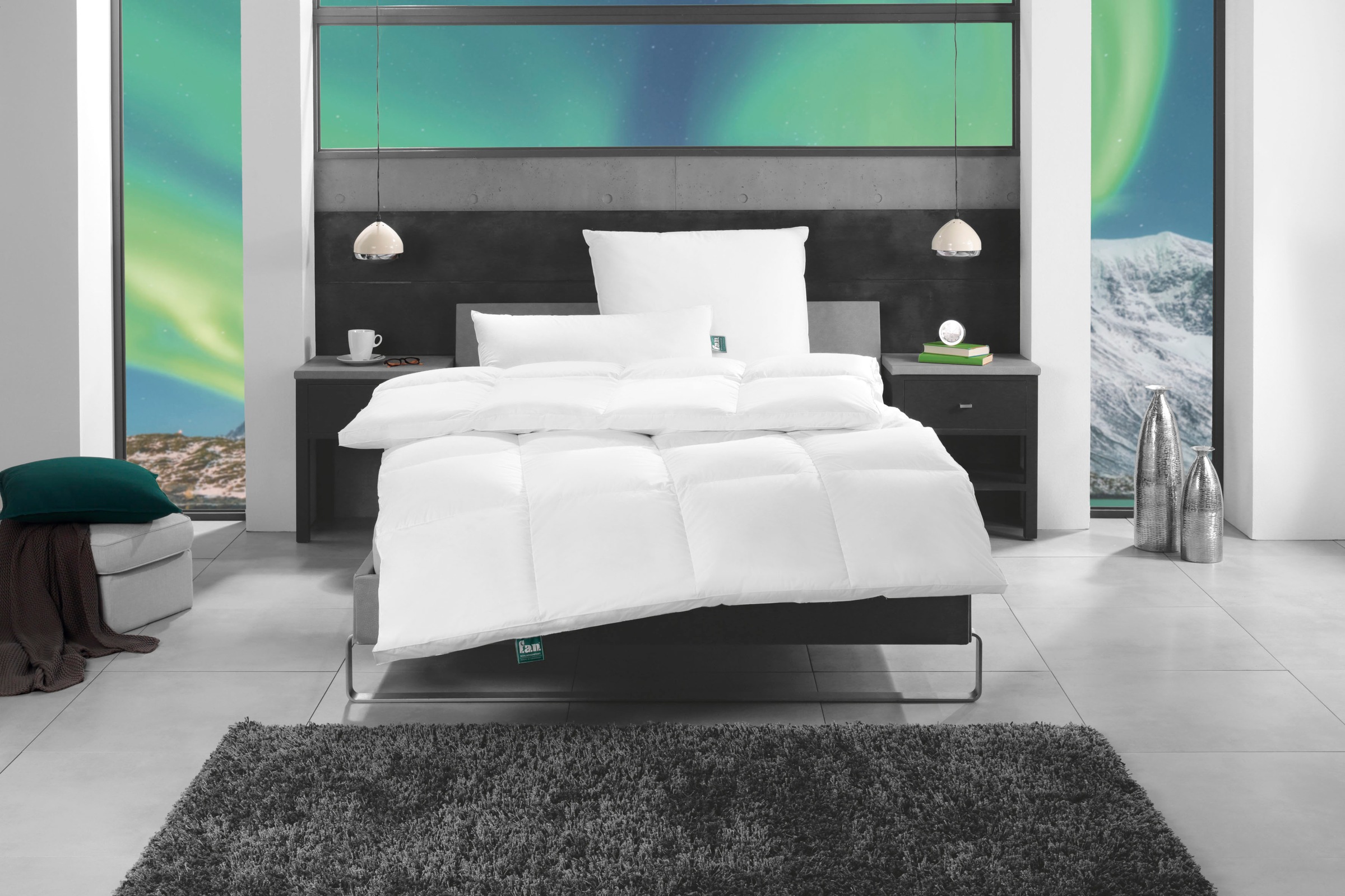 Image of fan 3-Kammer-Kopfkissen "f.a.n. Island" 1 Stk. tlg.