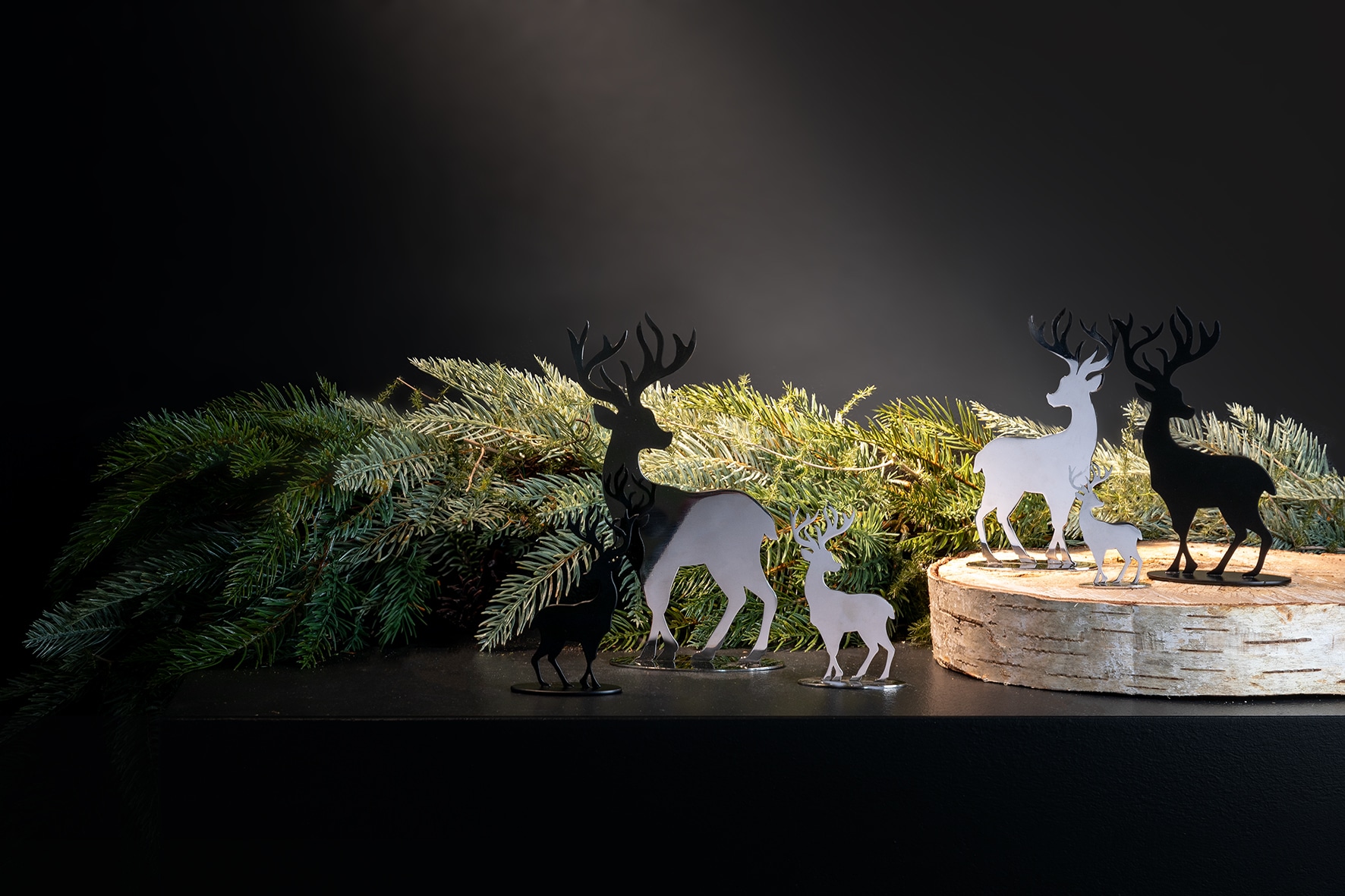 Fink Weihnachtsfigur »Hirsch JASPER« Weihnachtsdeko aus Eisen