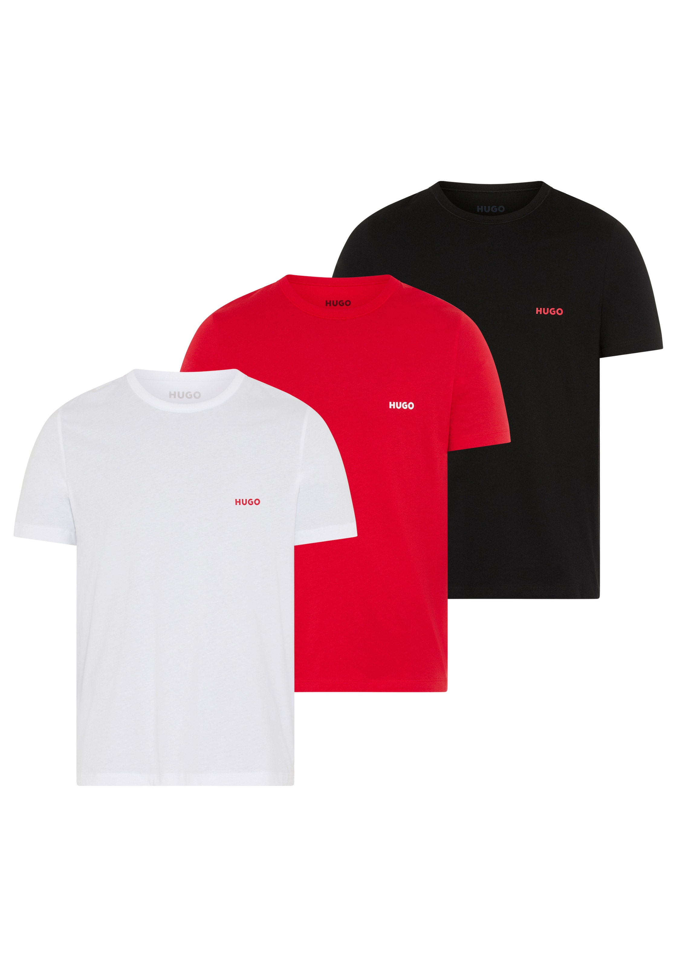 Image of HUGO Underwear T-Shirt "RN TRIPL" Packung, 3 tlg. mit Rundhalsausschnitt