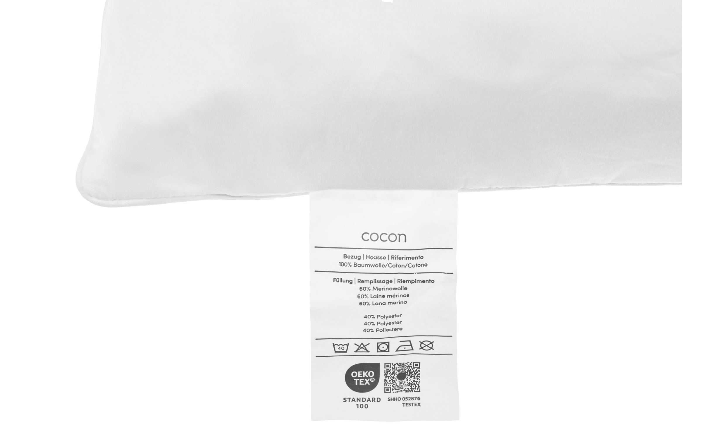 Cocon Naturfaserkissen »Merinowolle« 1 Stk. tlg.