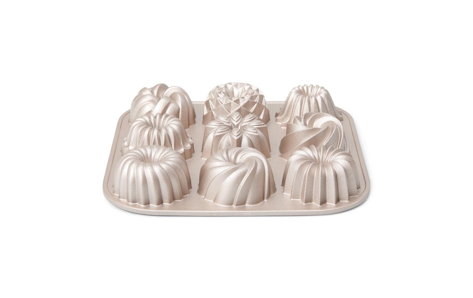 Image of patisse Gugelhupfform "Mini, Aluguss, 9er"