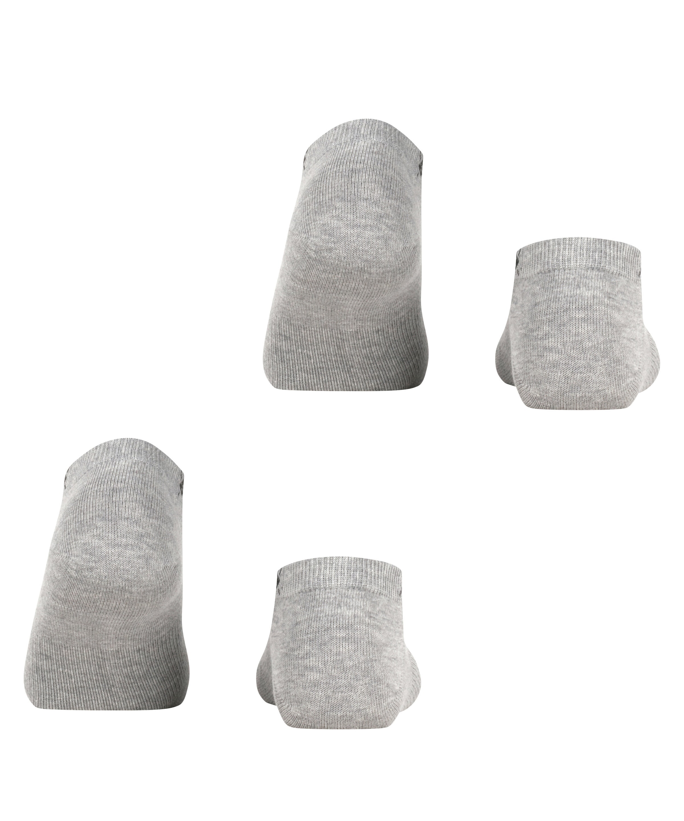 Burlington Chaussettes de baskets »Everyday« 2 paires,  Taille unique 36-41, uni, logo Burlington