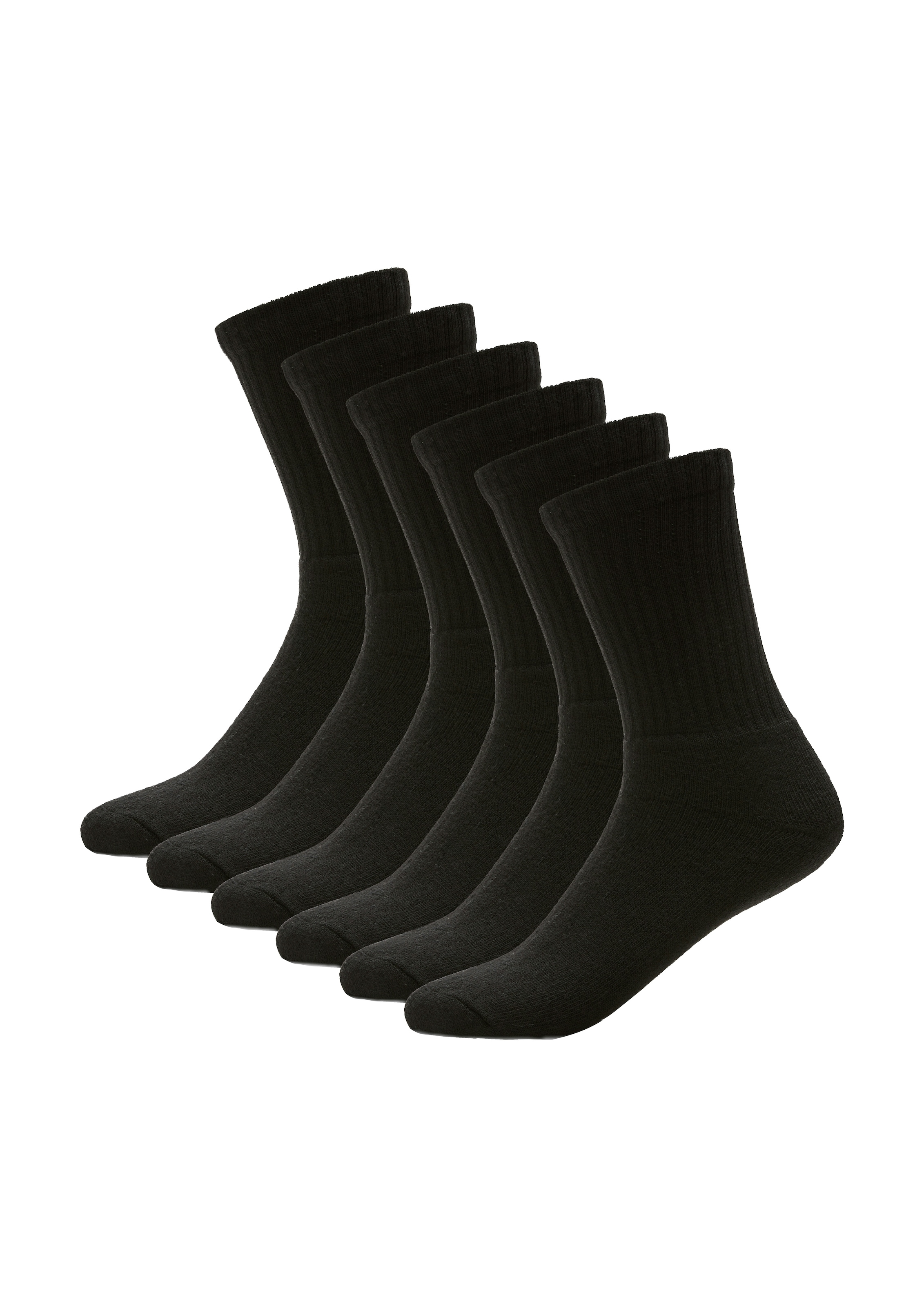 s.Oliver Chaussettes de sport »essentials« 6 cuis tlg. ceinture élastique sans pression