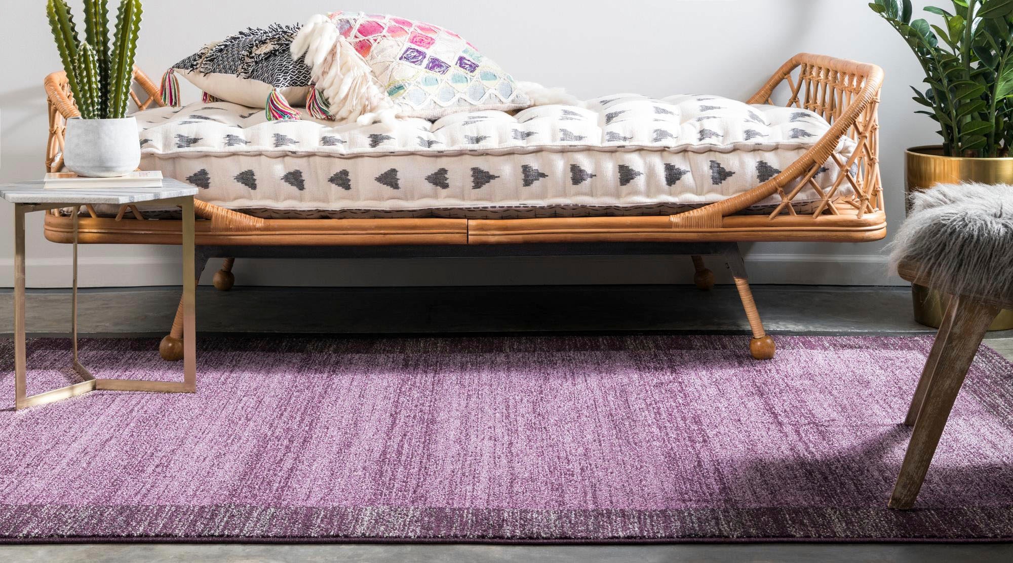 Myflair Möbel & Accessoires Teppich »Good Times, LAGERRÄUMUNG!« rechteckig 13 mm Höhe Kurzflor, gewebt, melierte Optik, mit Bordüre