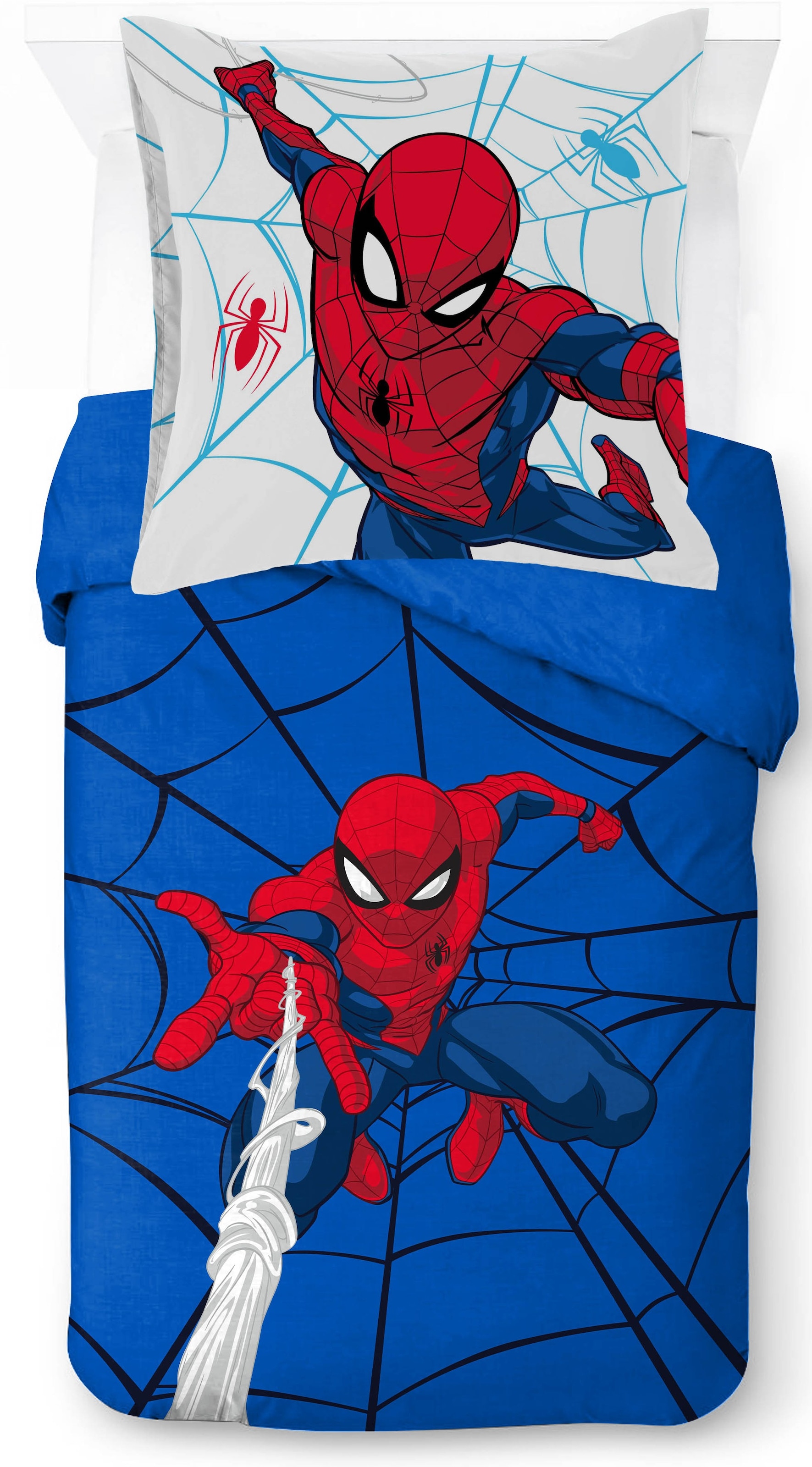 Image of Spiderman Kinderbettwäsche "SpiderMan Webtastic" 2 100% Baumwolle