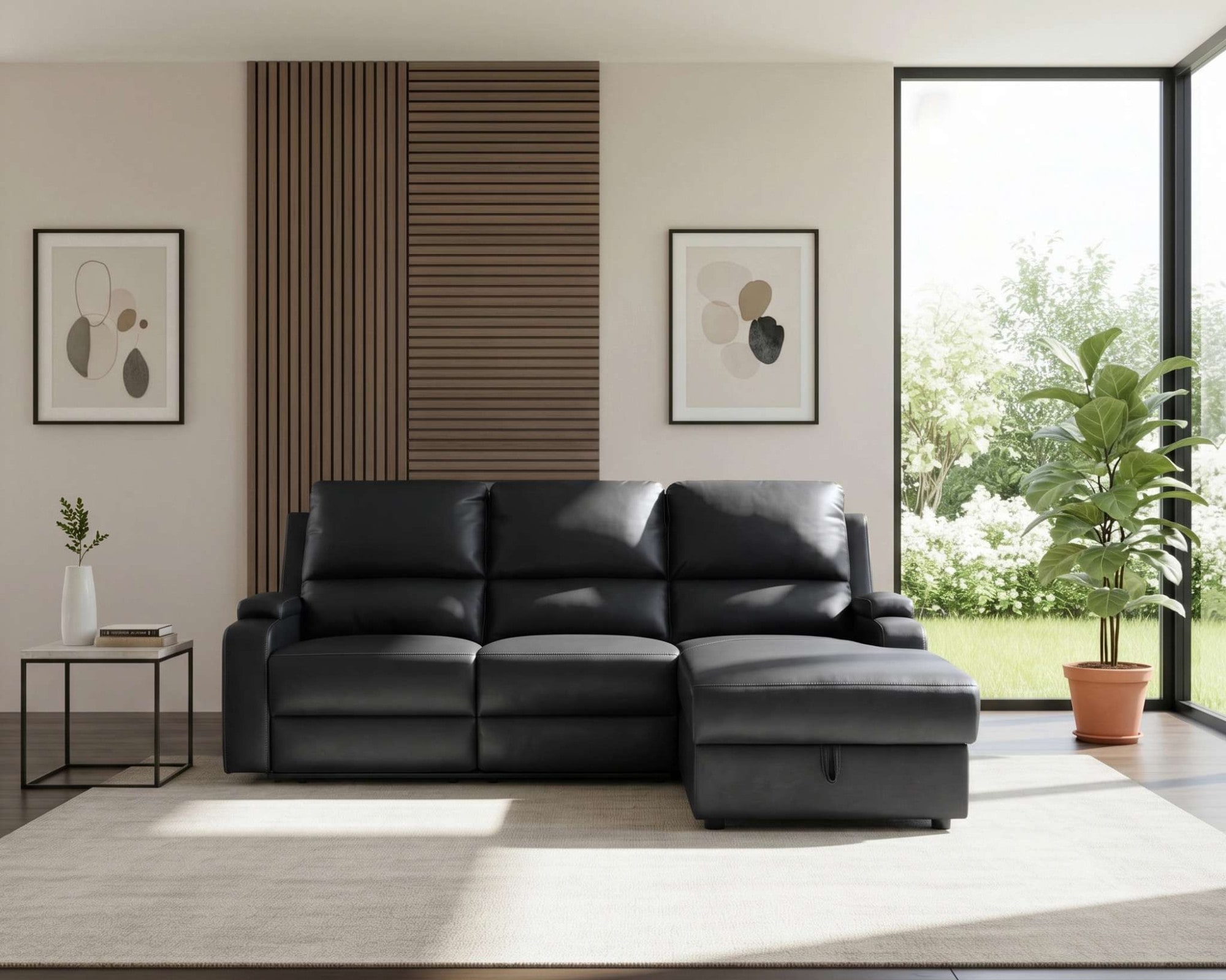 GOODproduct Ecksofa »NAPORI Kunstleder, Multimediasofa, L-Form« man. oder elektr. Relaxfuntion, USB-A bei elektr. Variante, Staukasten