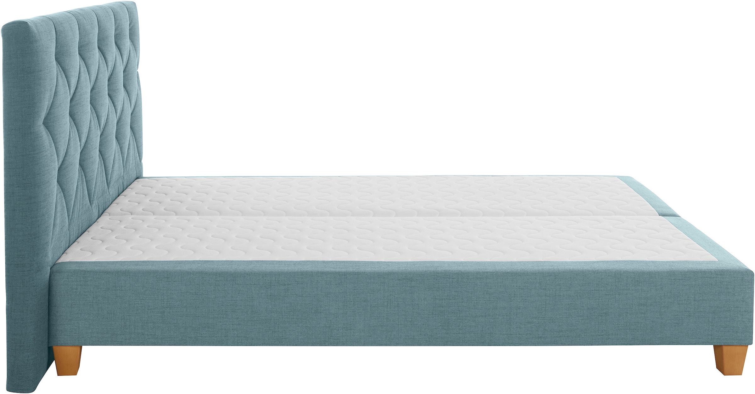 Home affaire Boxspringbett »Harmones« in 3 Breiten, Härtegrad auch im Mix mit je 1 Matratze in H2 und H3