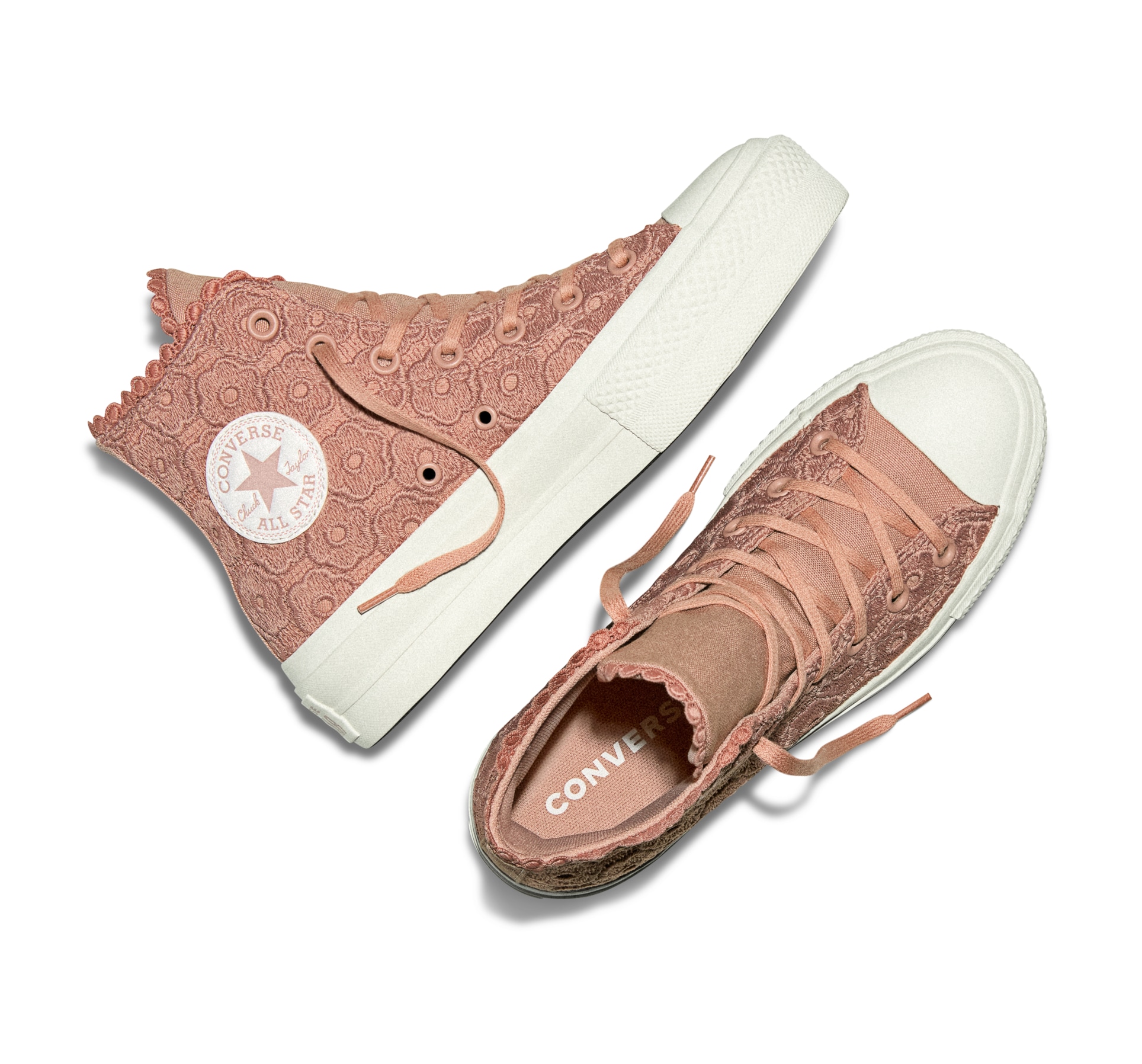 Converse Sneakers »CHUCK TAYLOR ALL STAR LIFT PLATFORM CROCHET«  pour un look sportif au quotidien, style sportif, avec lacets