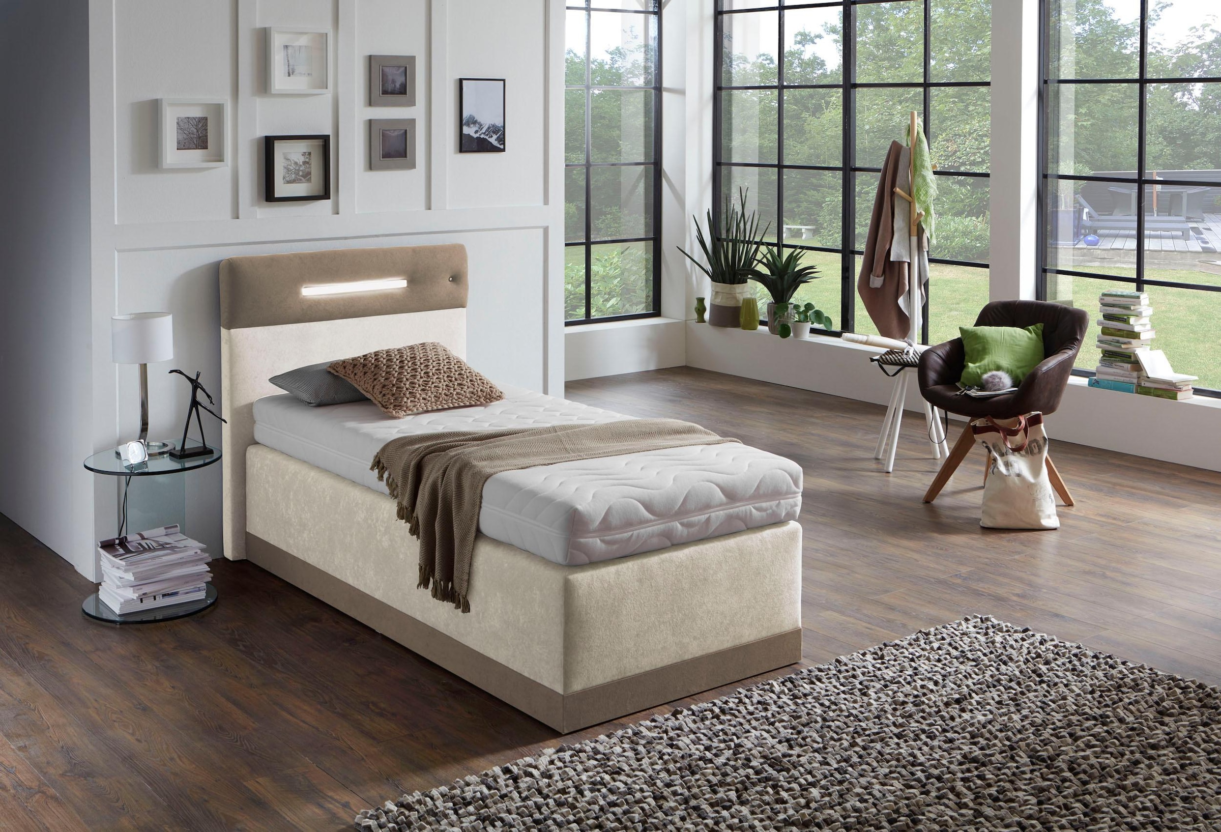 Westfalia Schlafkomfort Lit boxspring mit LED-Beleuchtung