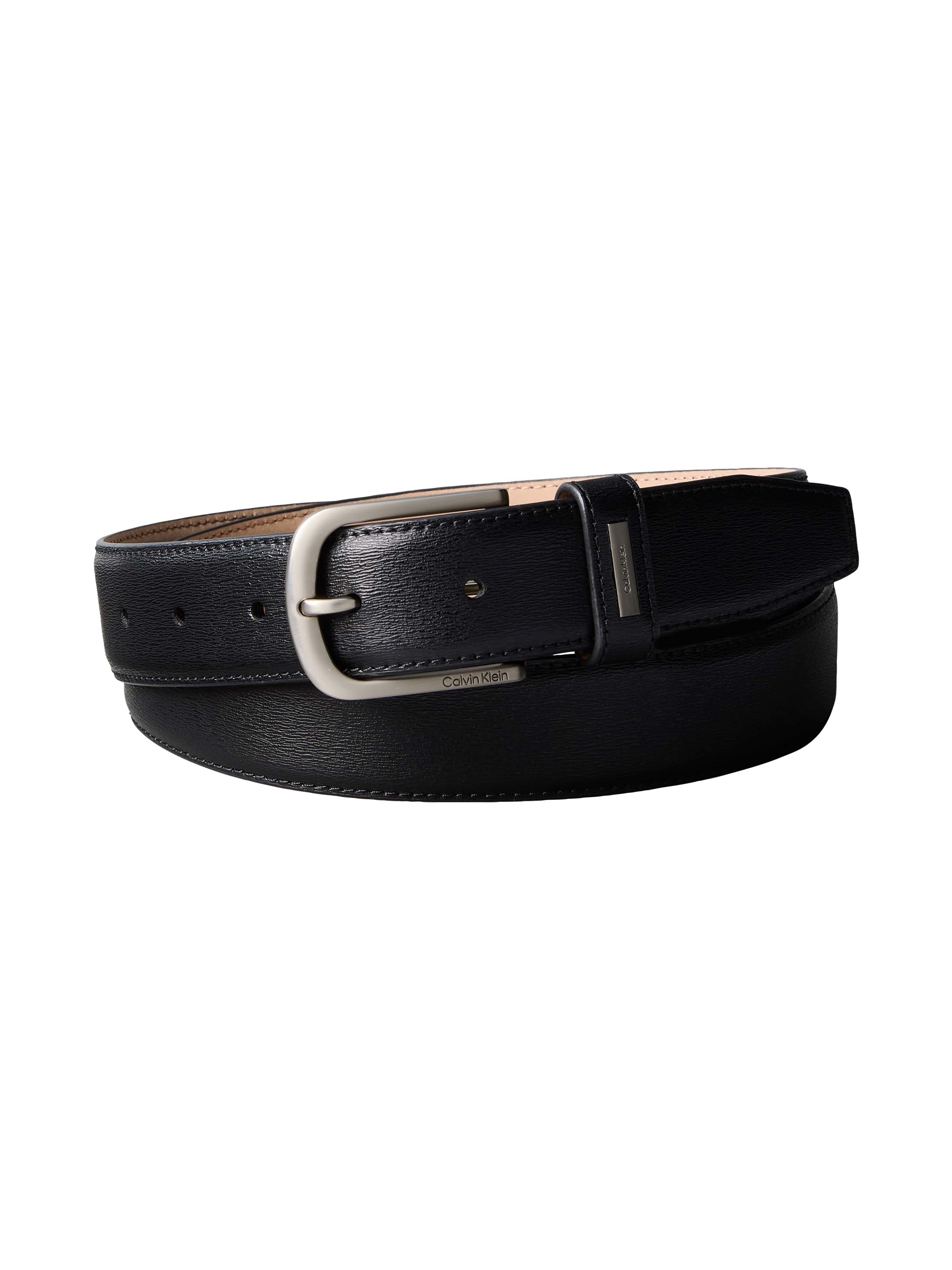 Image of Calvin Klein Ledergürtel "CASUAL PIN BUCKLE 32MM FIXED" Grössenverstellbar mit Metallschliesse