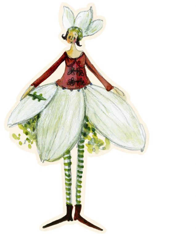 Image of Wall-Art Wandtattoo »Blumen Fee November Christrose«, (1 St.) bei Ackermann Versand Schweiz