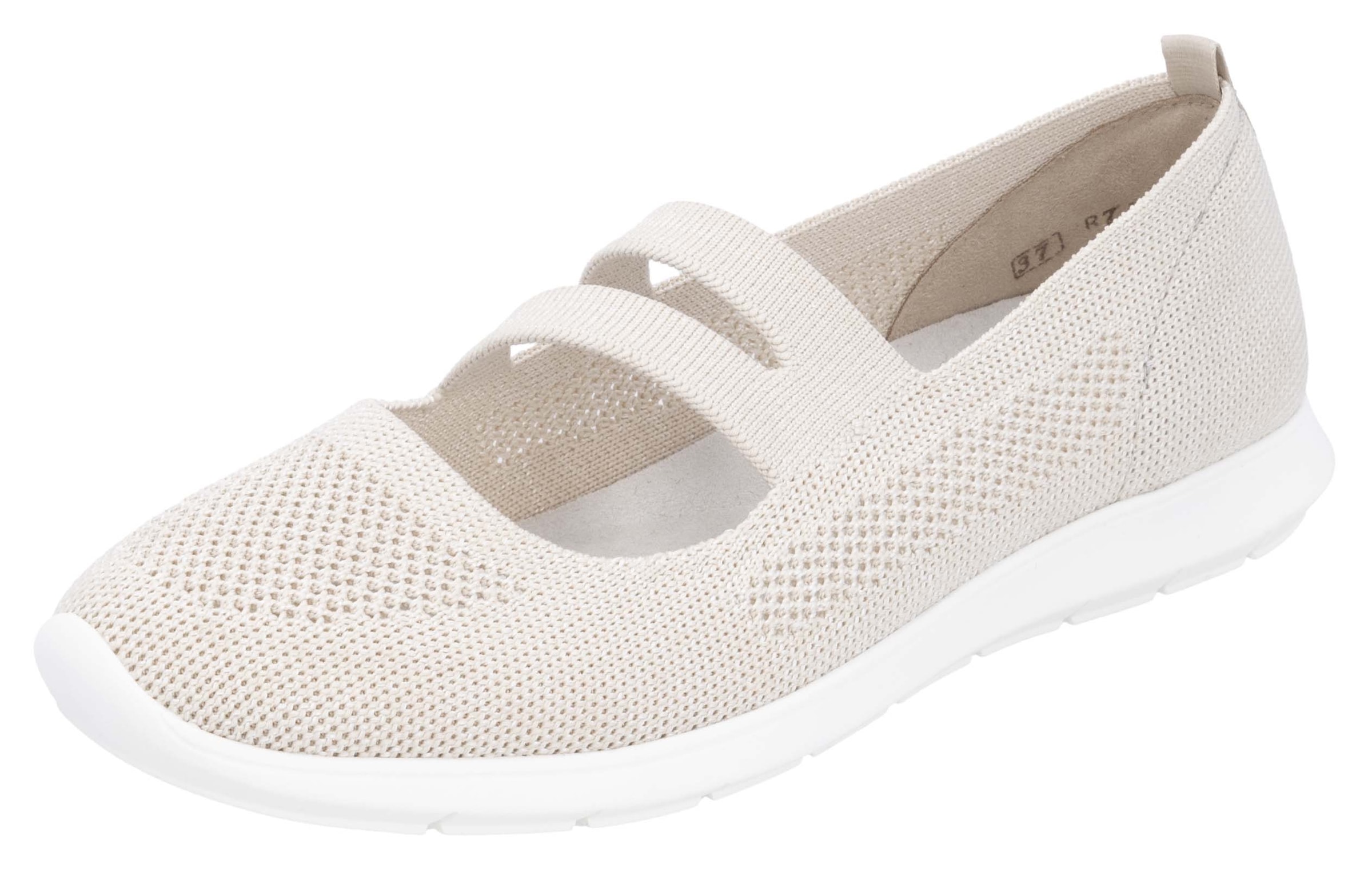 Image of Remonte Riemchenballerina, Halbschuh, Freizeitschuh, Komfortschuh mit herausnehmbarer Einlage
