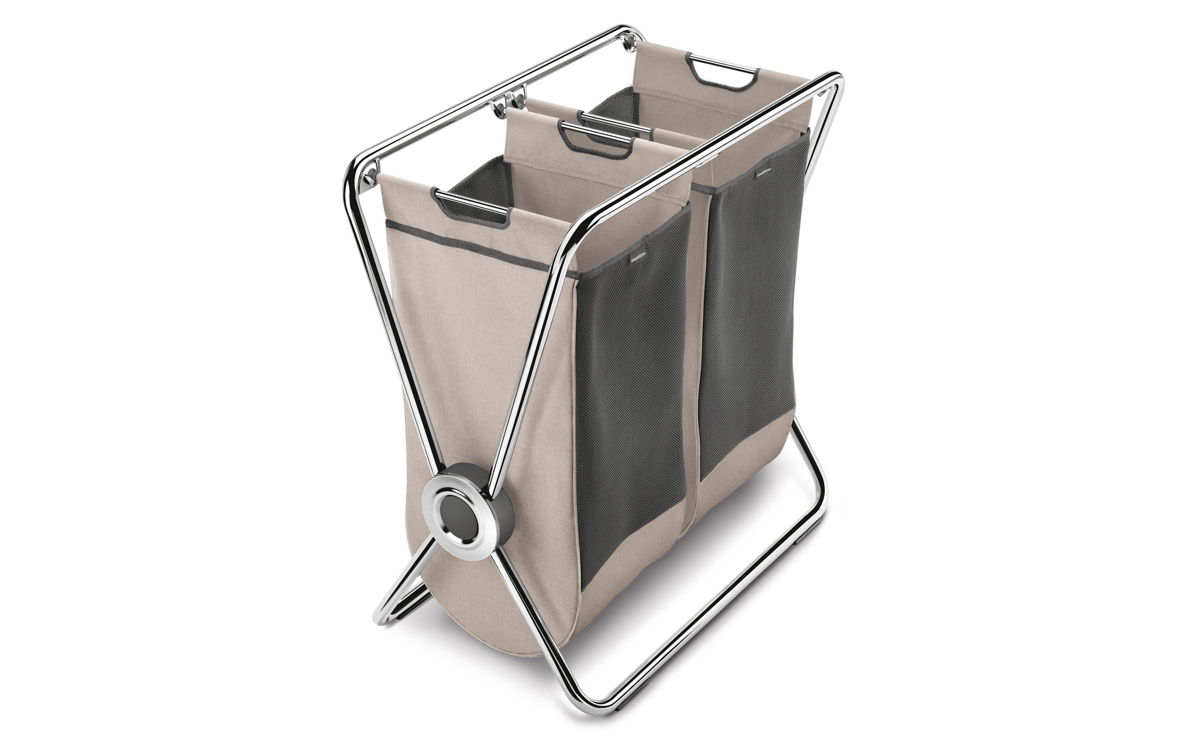 Image of simplehuman Wäschekorb "2 x 70 l, Beige"