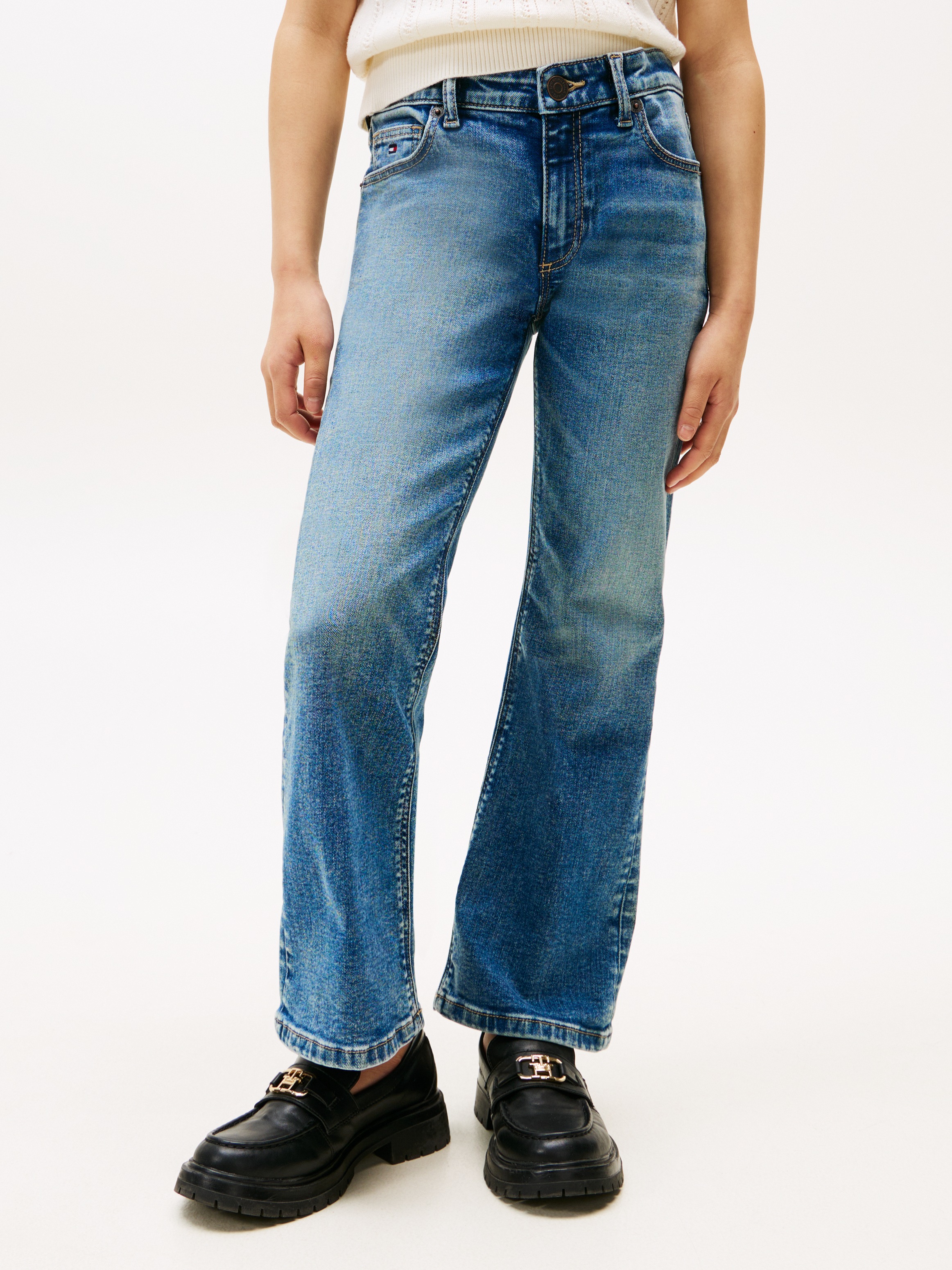 Image of Tommy Hilfiger Bootcut-Jeans "FLARE VINTAGE DENIM" für Kinder bis 16 Jahre, mit ausgestelltem Bein