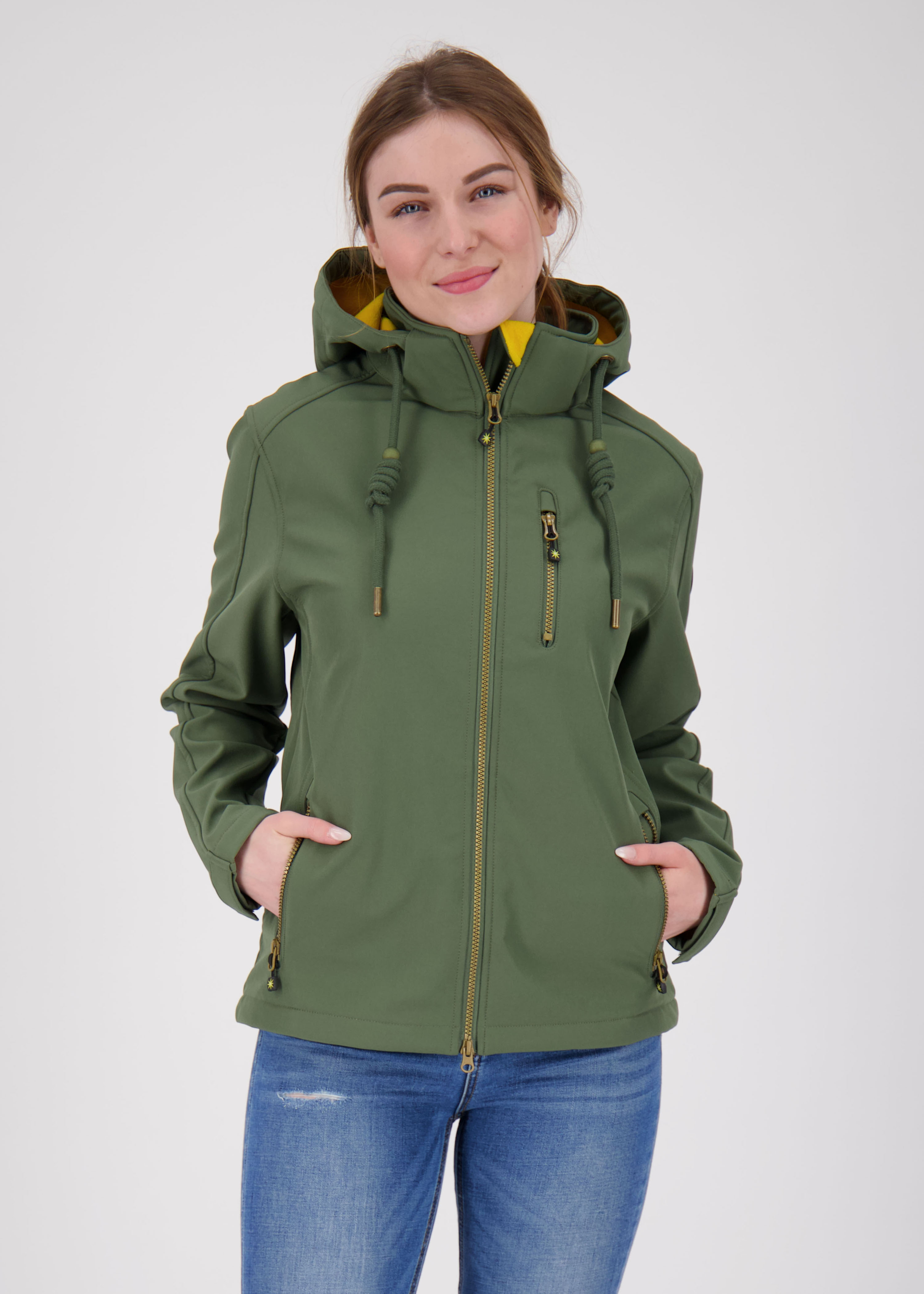 Softshelljacke »PEAK CREEK WOMEN«, mit abnehmbarer Kapuze