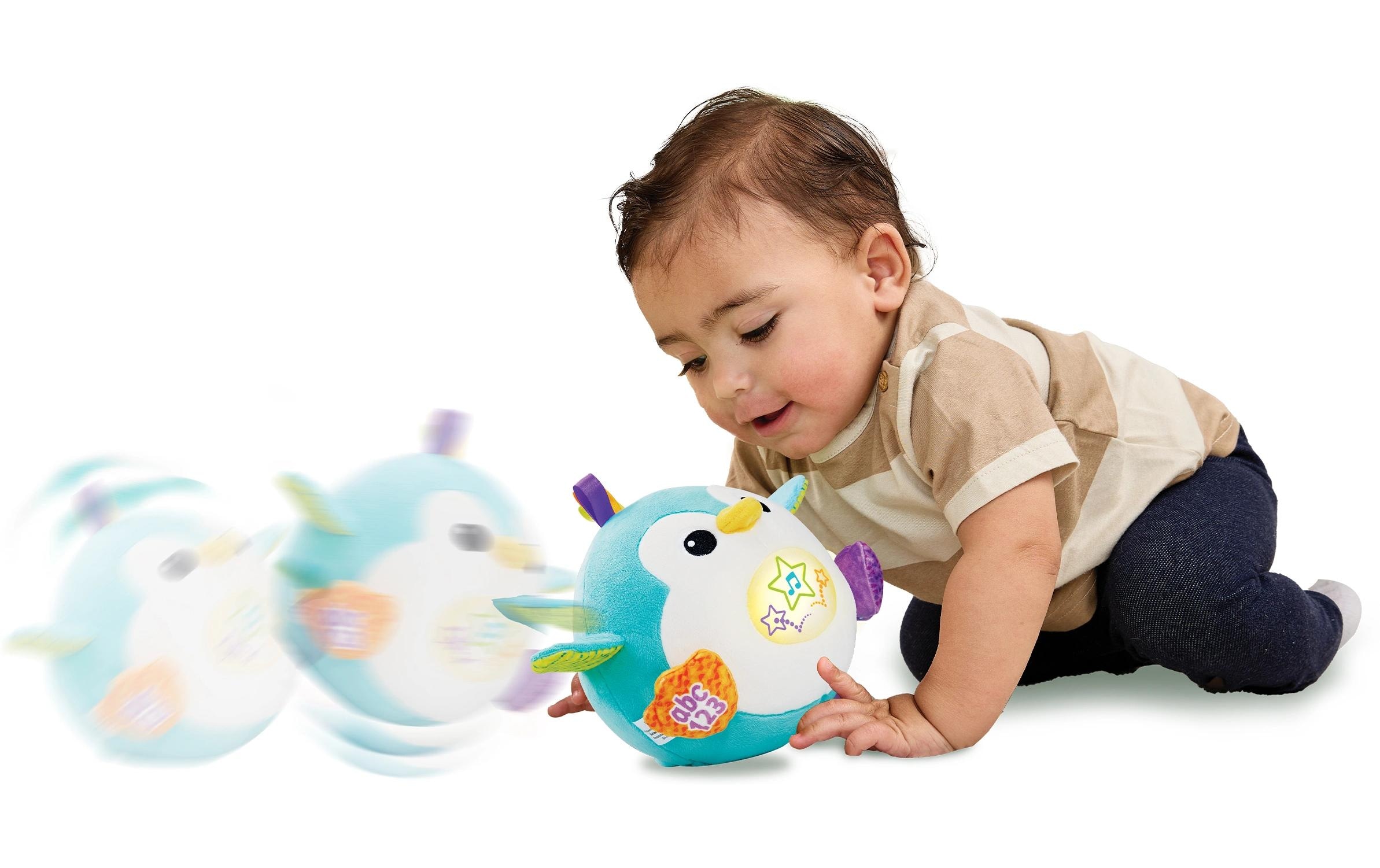 Vtech® Animal gonflable »Vtech Baby, Hüpfspass-Pinguin« Avec fonction enregistrement