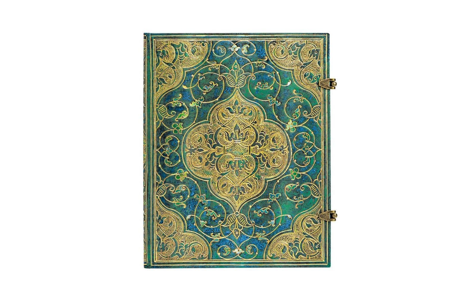   Notizheft »Paperblanks Notizbuch Chroniken Ultra, Liniert, Türkis«