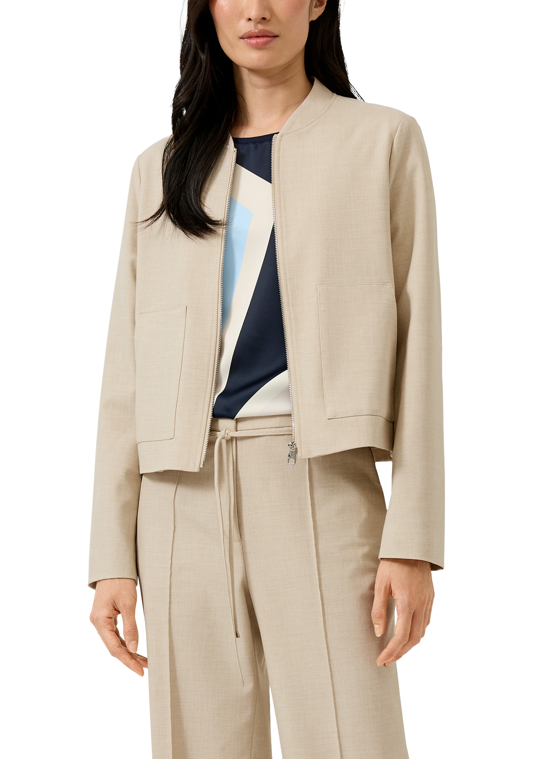 Image of s.Oliver BLACK LABEL Kurzjacke mit Taschen