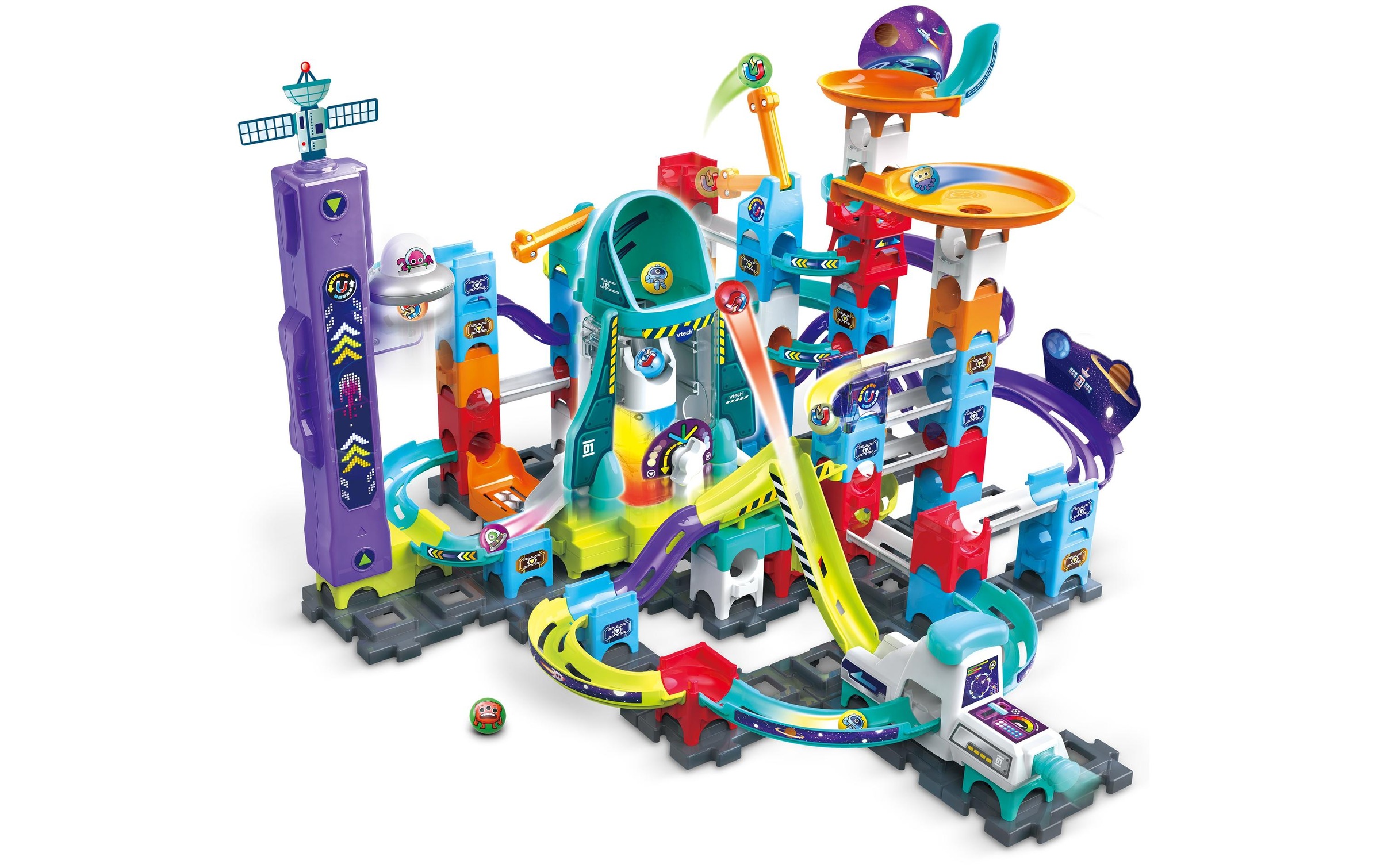 Image of Vtech Kugelbahn "Marble Rush – Space Magnetic Set XL300 E -DE-"