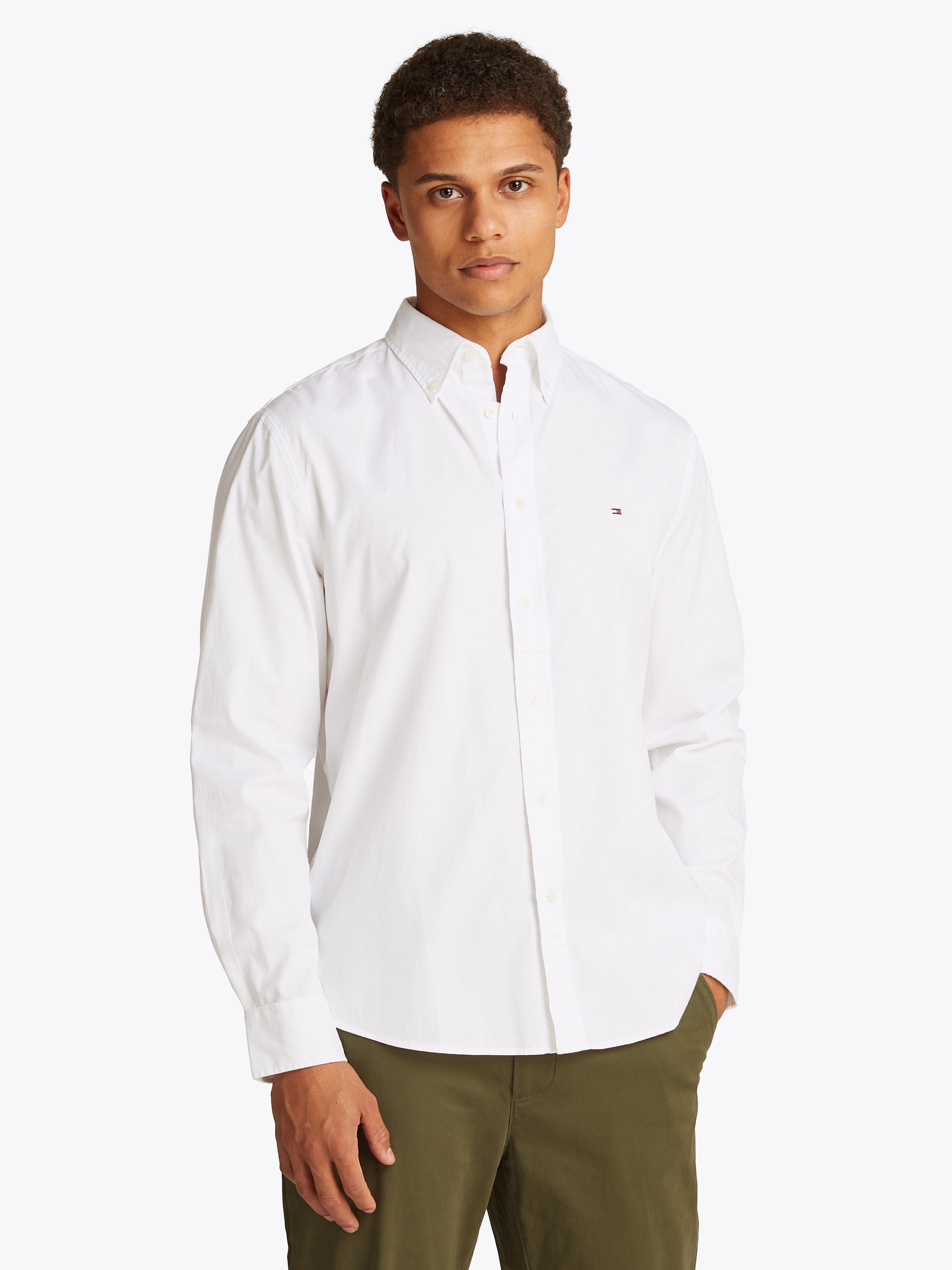 Tommy Hilfiger Chemise à manches longues »CORE FLEX POPLIN SOLID Regular Fit SHIRT«
