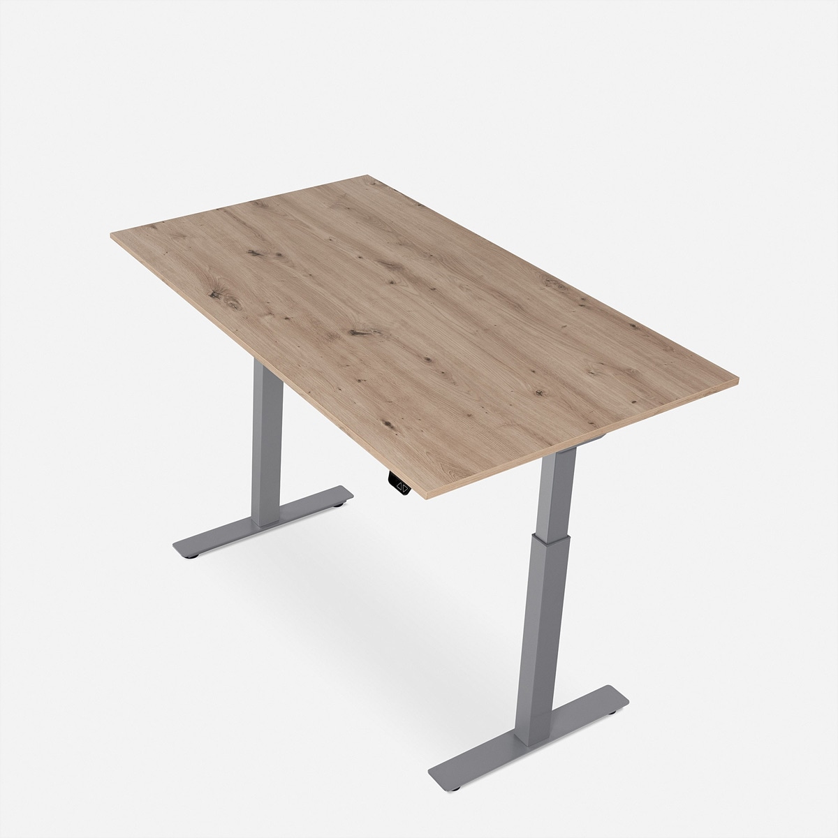 Schreibtische »WRK21 Schreibtisch Smart 120 x 80 cm, Höhenverstellbar, Kendal Eiche / Grau«