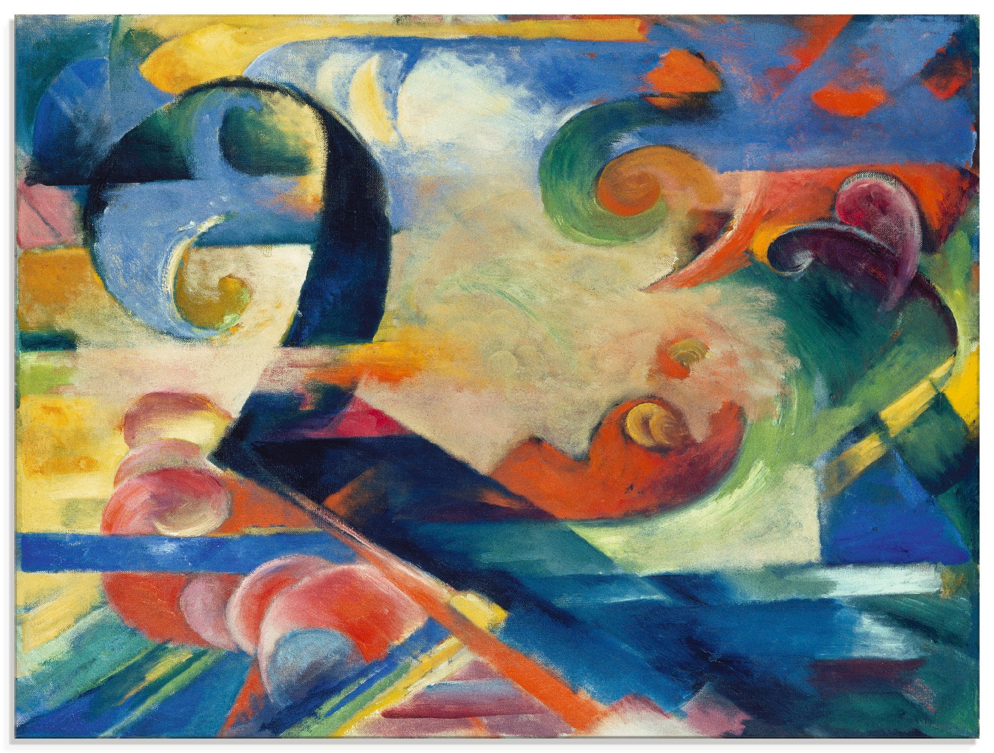 Image of Artland Glasbild »Zerbrochene Formen. 1914.«, Muster, (1 St.) bei Ackermann Versand Schweiz