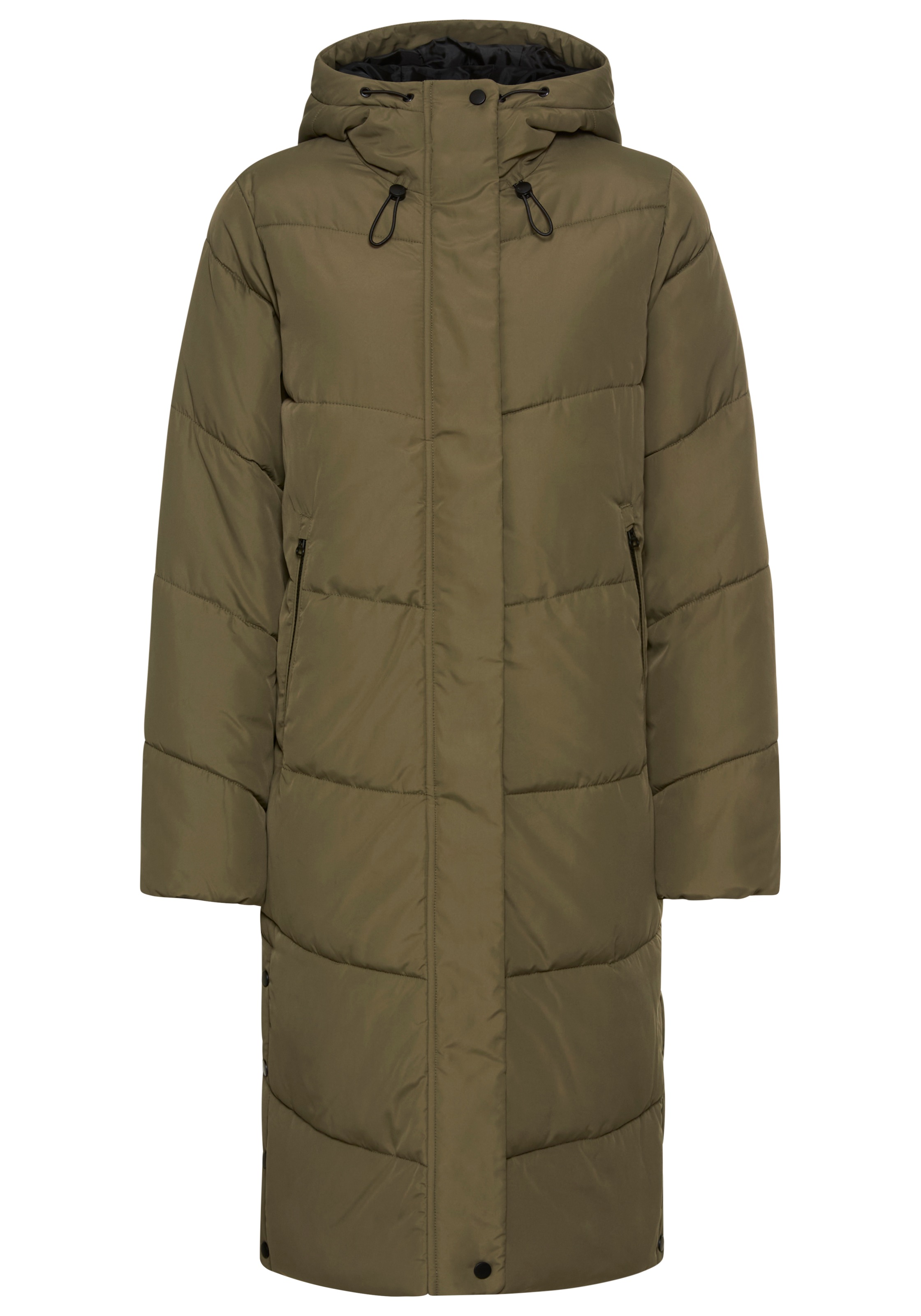 ONLY Manteau matelassé »ONLMEGAN LIFE LONG PUFFER COAT CS OTW« verdeckter Zipper, Reissverschlusstaschen, winddicht