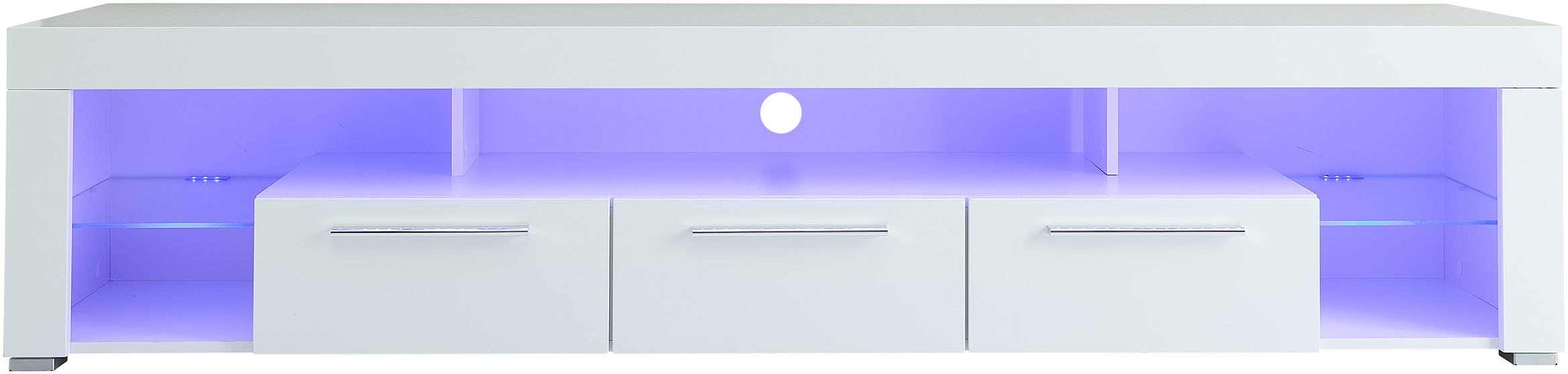 Stolkom TV-Schrank »Goal« 3 Schubkästen, 5 offenen Fächern, Stellmass 200/44/44 cm