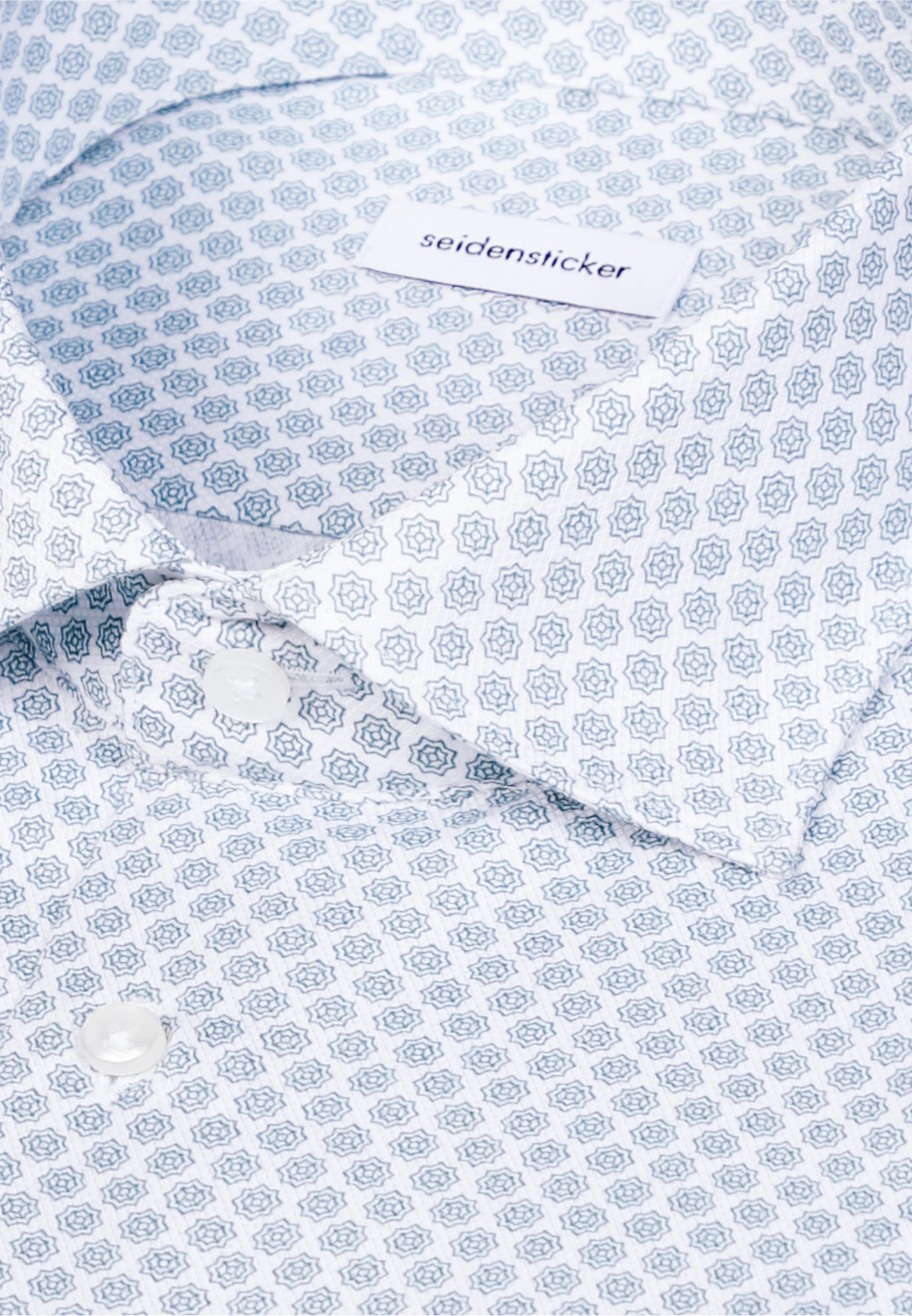 seidensticker Businesshemd »Schwarze Rose« Regular 1/2 Kentkragen Druck