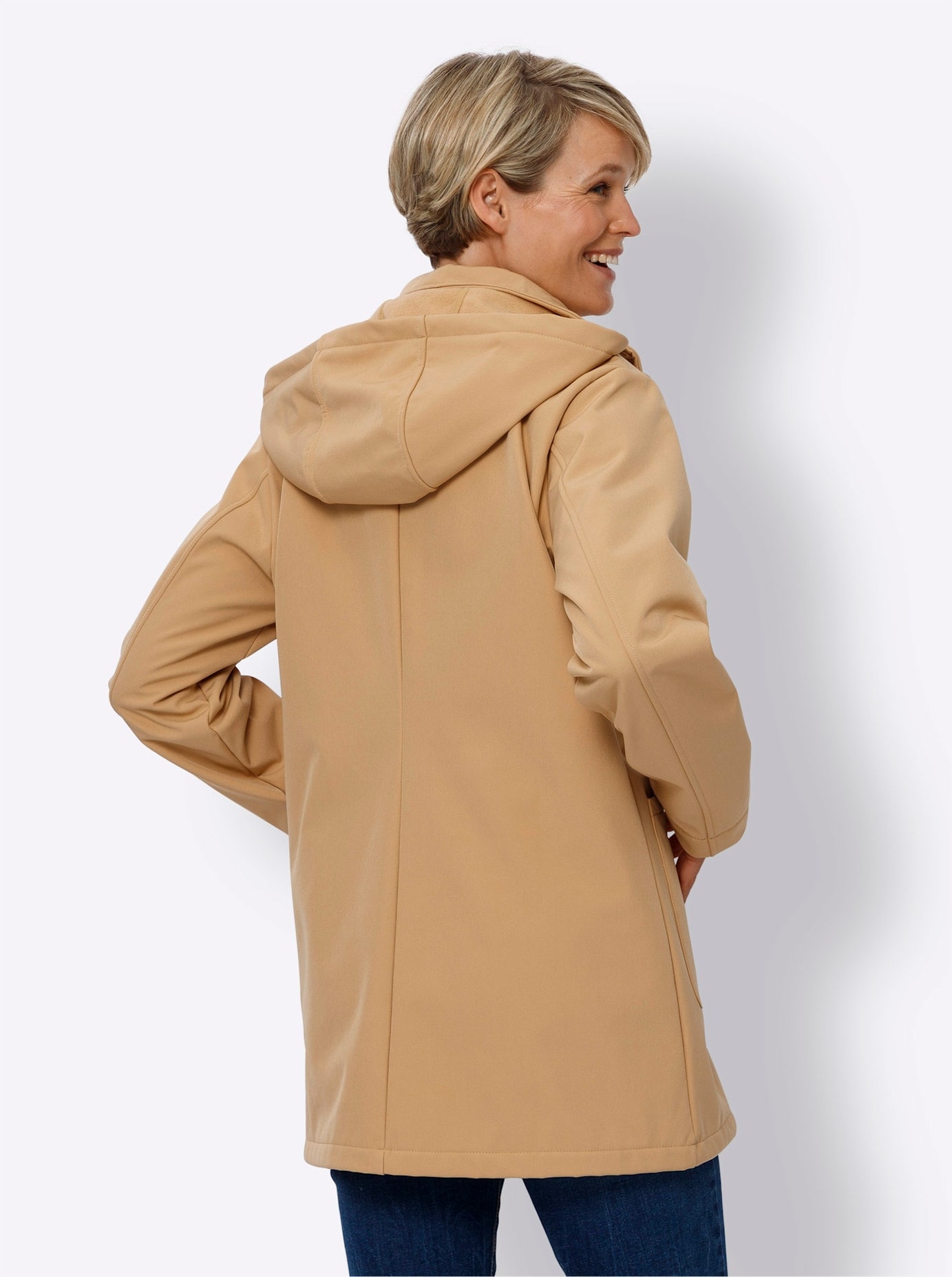 Classic Basics Softshelljacke, mit Kapuze