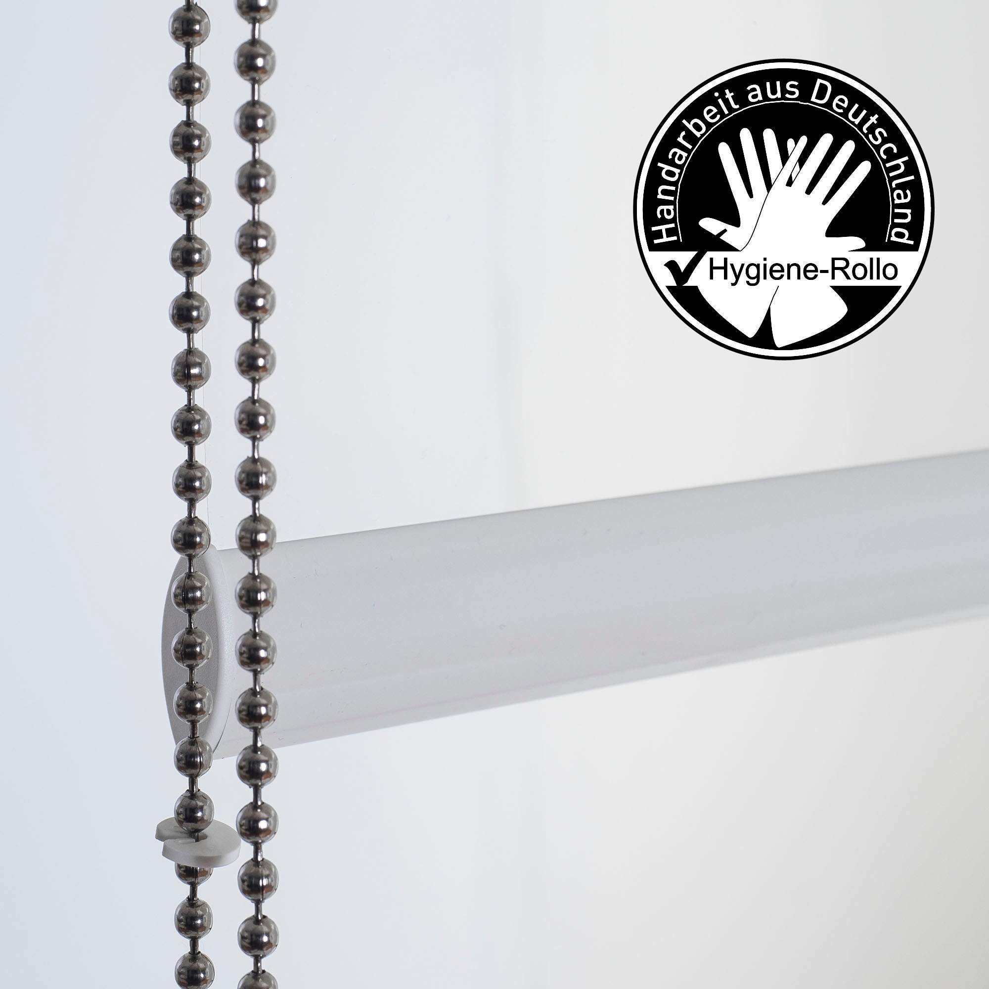 Liedeco Store à tirage latéral »Infektionsschutzrollo« transparent mit Bohren freihängend Infektionsschutzrollo Trennwand Transparentes Rollo