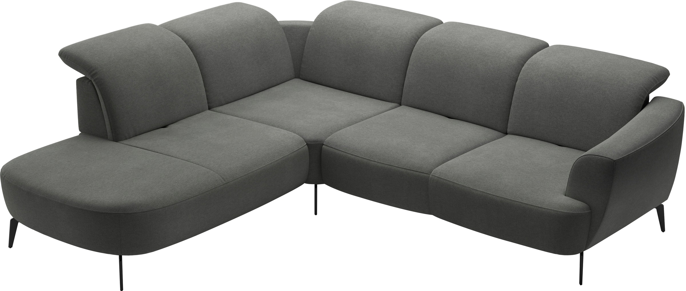 sit&more Ecksofa »Zoe«, ink.Sitztiefenverstellung, wahlweise mit Kopfteilverstellung